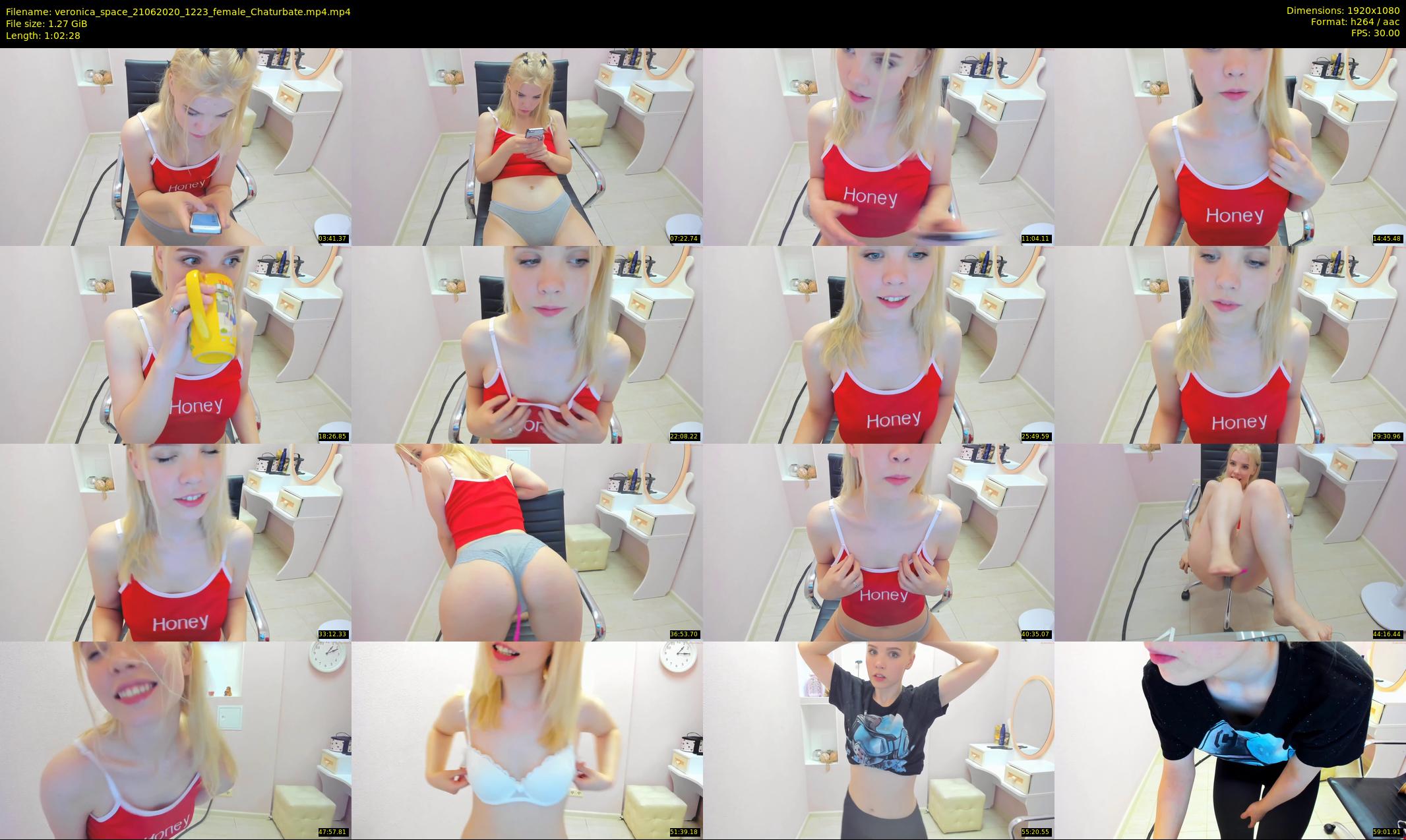 veronica_space — 63 minute Chaturbate female cam show recording, 1080p, Jun 21, 2020