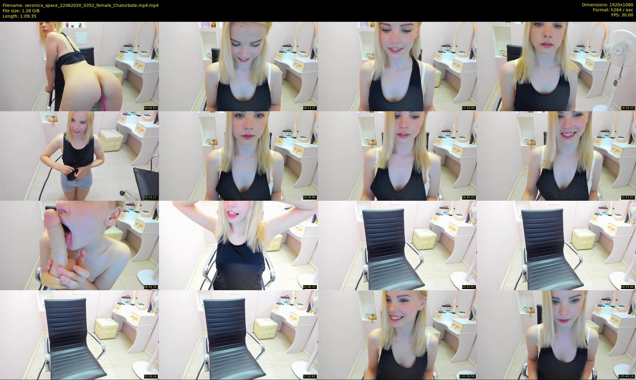 veronica_space — 70 minute Chaturbate female cam show recording, 1080p, Jun 22, 2020