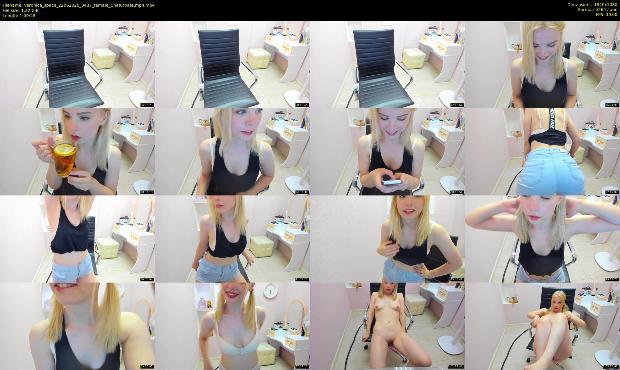 veronica_space — 70 minute Chaturbate female cam show recording, 1080p, Jun 22, 2020