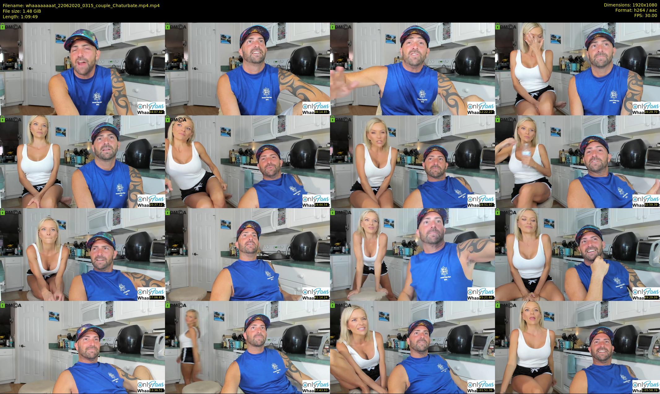whaaaaaaaat — 70 minute Chaturbate couple cam show recording, 1080p, Jun 22, 2020