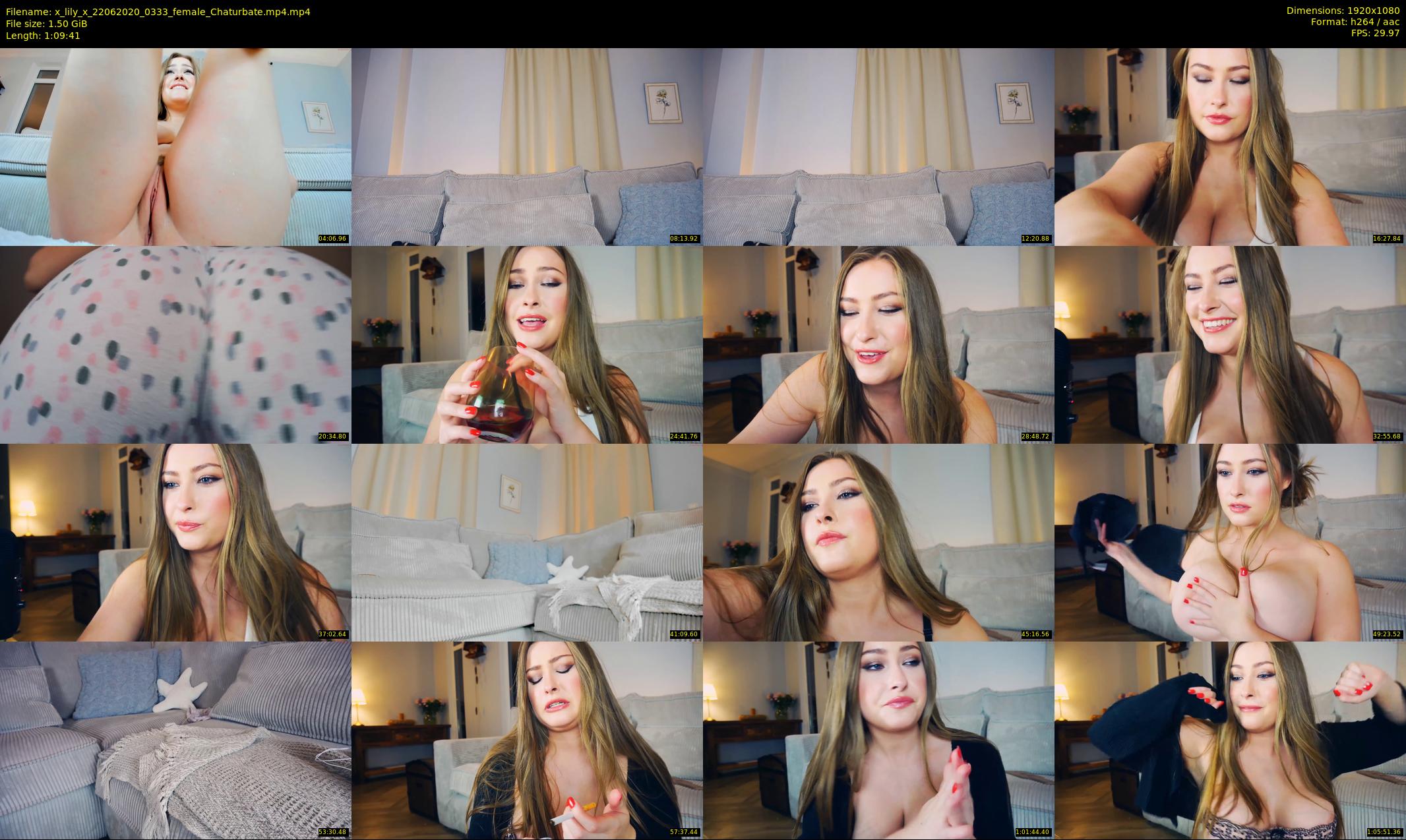 x_lily_x — 70 minute Chaturbate female cam show recording, 1080p, Jun 22, 2020