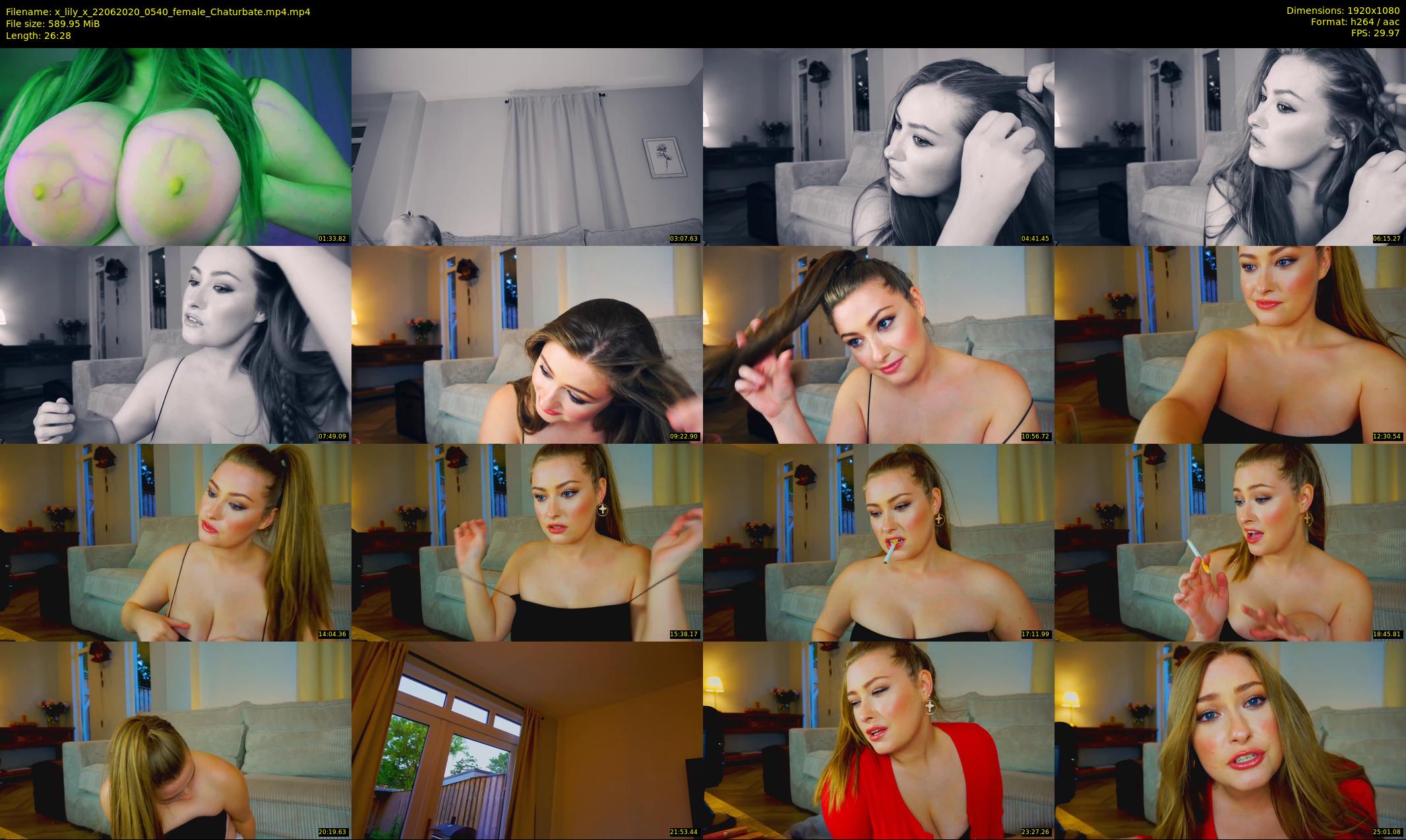 x_lily_x — 27 minute Chaturbate female cam show recording, 1080p, Jun 22, 2020
