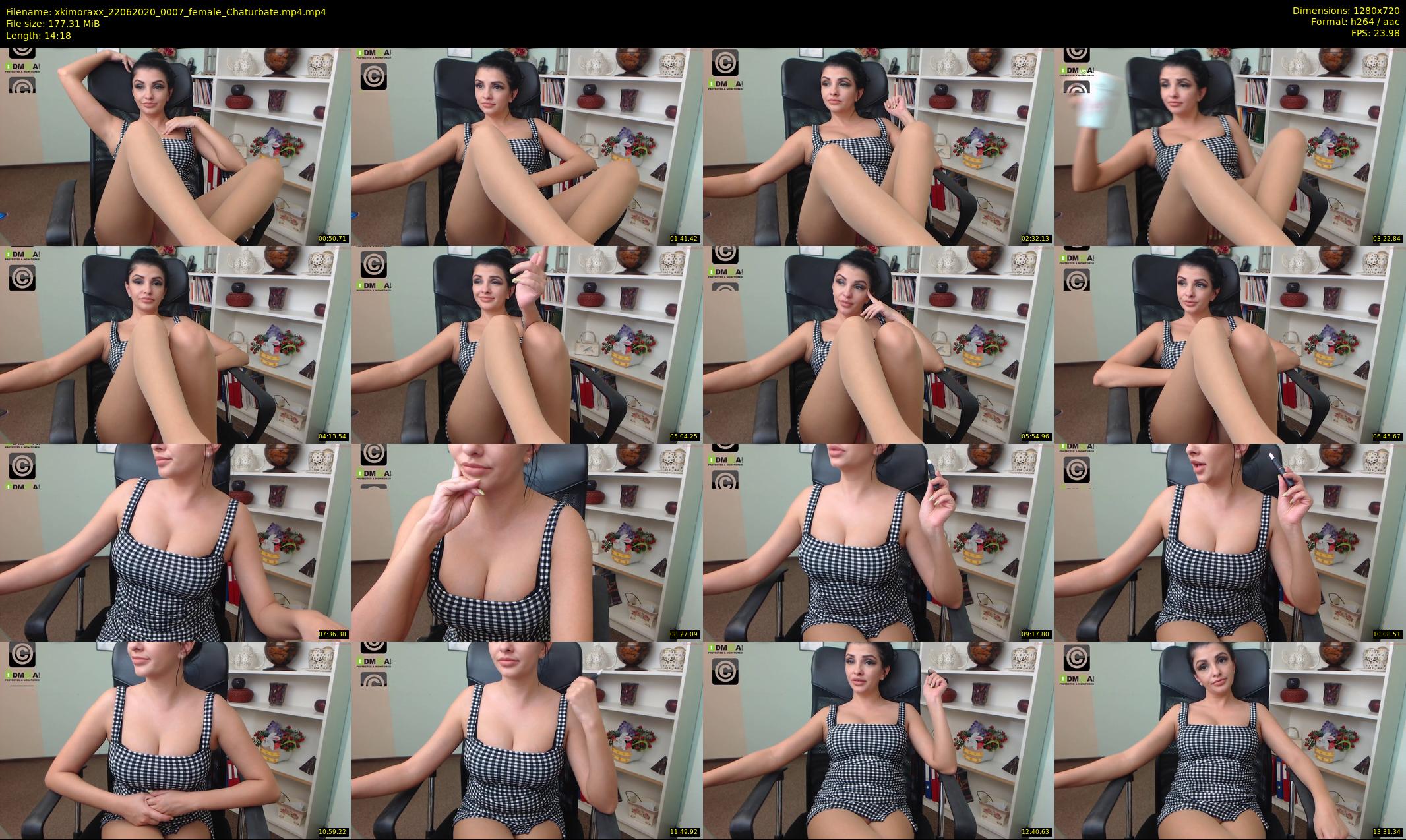 xkimoraxx — 15 minute Chaturbate female cam show recording, 720p, Jun 22, 2020