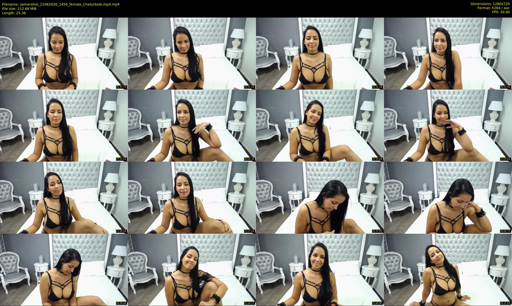 zamarahot — 26 minute Chaturbate female cam show recording, 720p, Jun 21, 2020