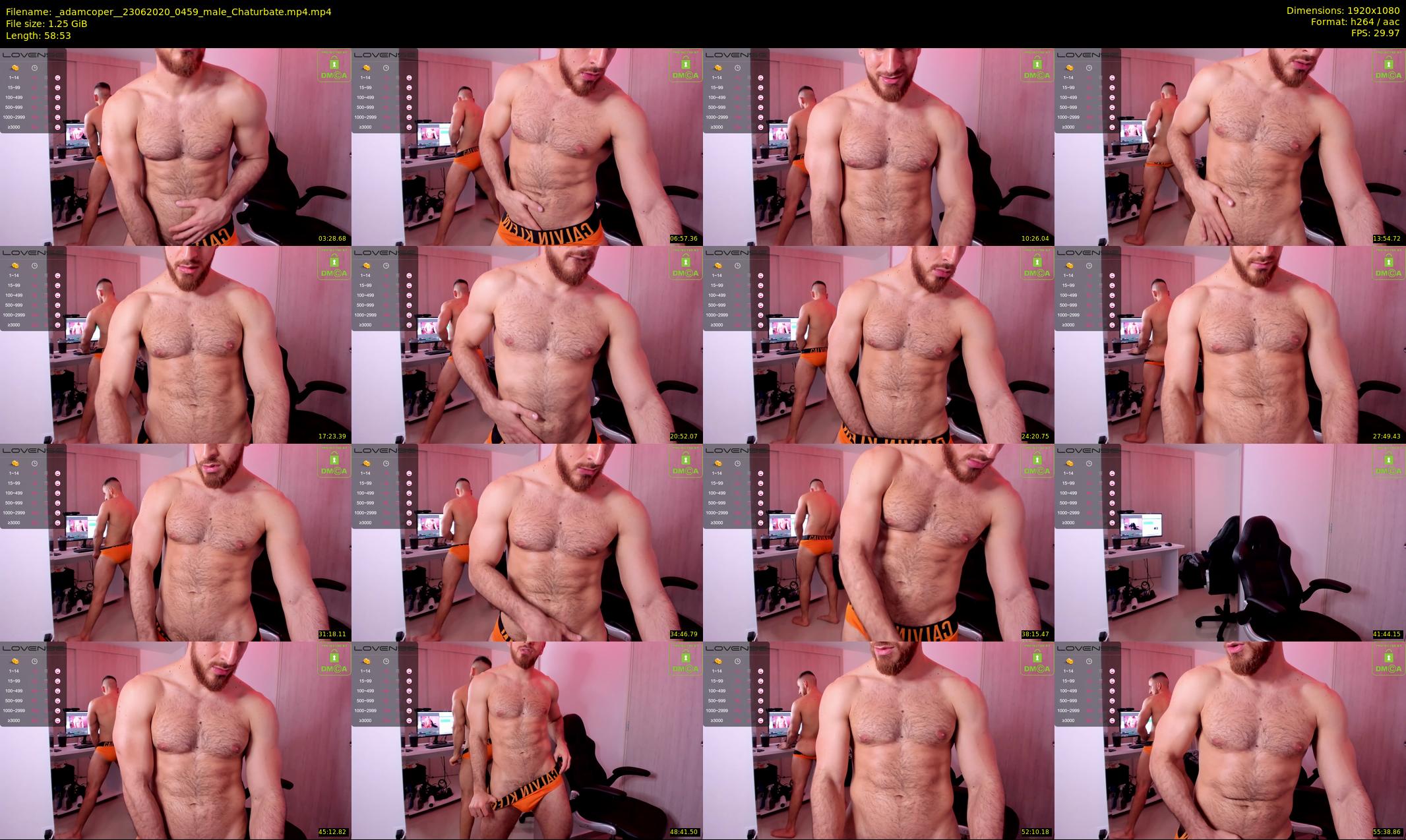_adamcoper_ — 59 minute Chaturbate male cam show recording, 1080p, Jun 23, 2020