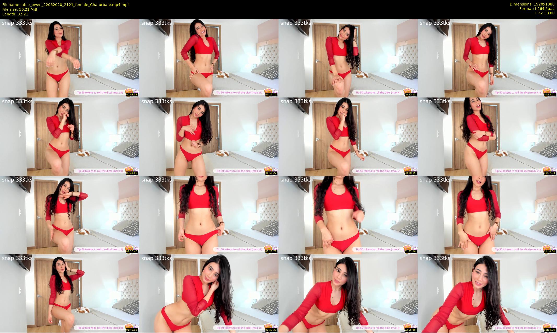 abie_owen — 3 minute Chaturbate female cam show recording, 1080p, Jun 22, 2020