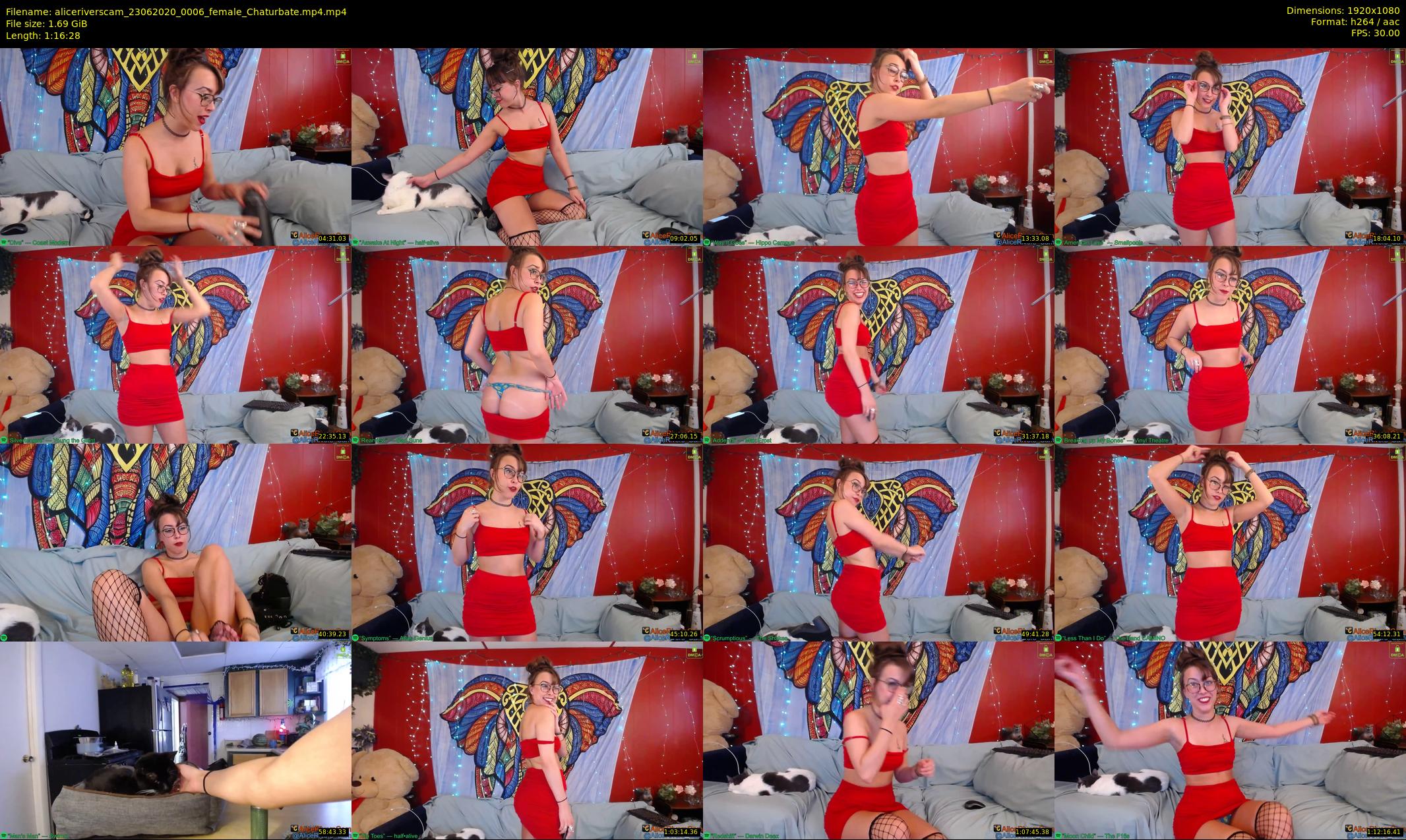 aliceriverscam — 77 minute Chaturbate female cam show recording, 1080p, Jun 23, 2020