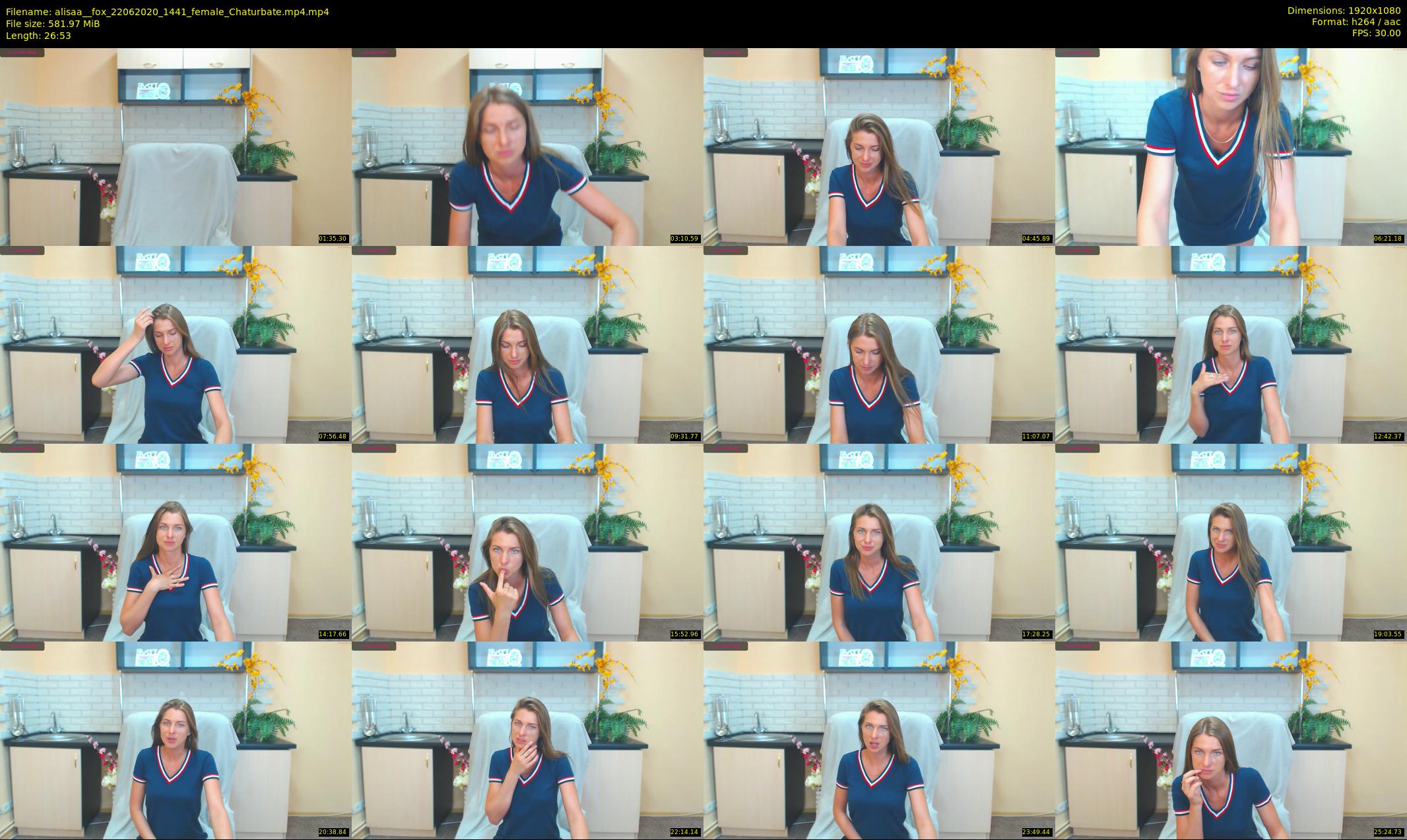 alisaa__fox — 27 minute Chaturbate female cam show recording, 1080p, Jun 22, 2020