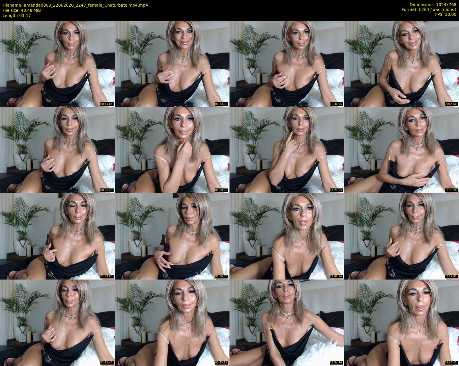 amanda0803 — 4 minute Chaturbate female cam show recording, 720p, Jun 22, 2020
