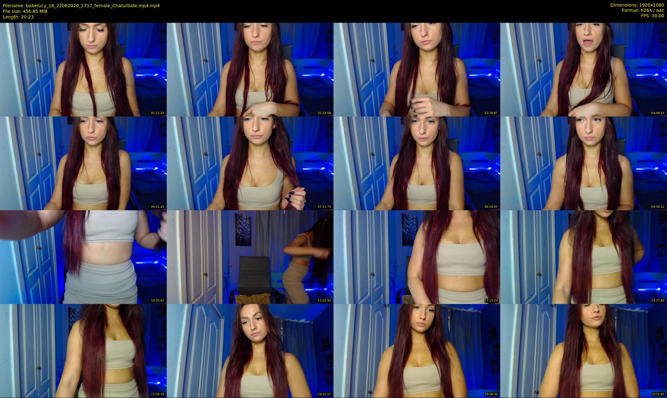 babelucy_18 — 21 minute Chaturbate female cam show recording, 1080p, Jun 22, 2020