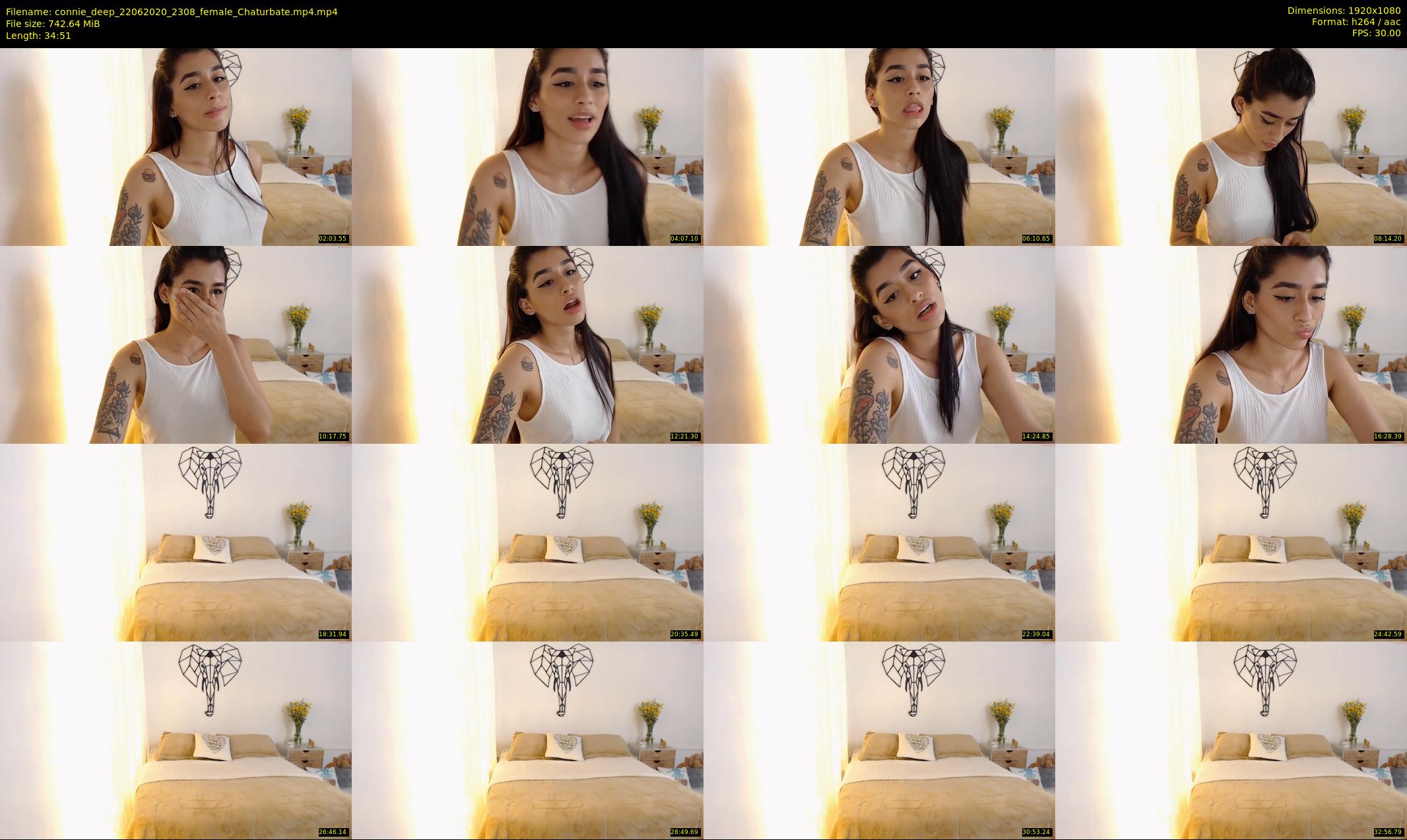 connie_deep — 35 minute Chaturbate female cam show recording, 1080p, Jun 22, 2020