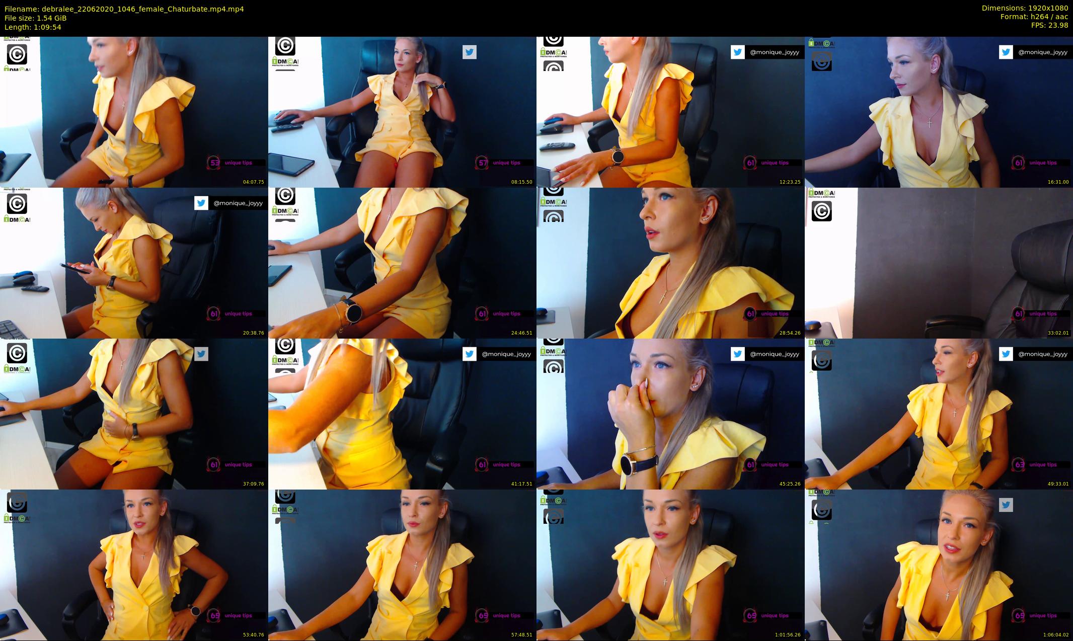 debralee — 70 minute Chaturbate female cam show recording, 1080p, Jun 22, 2020