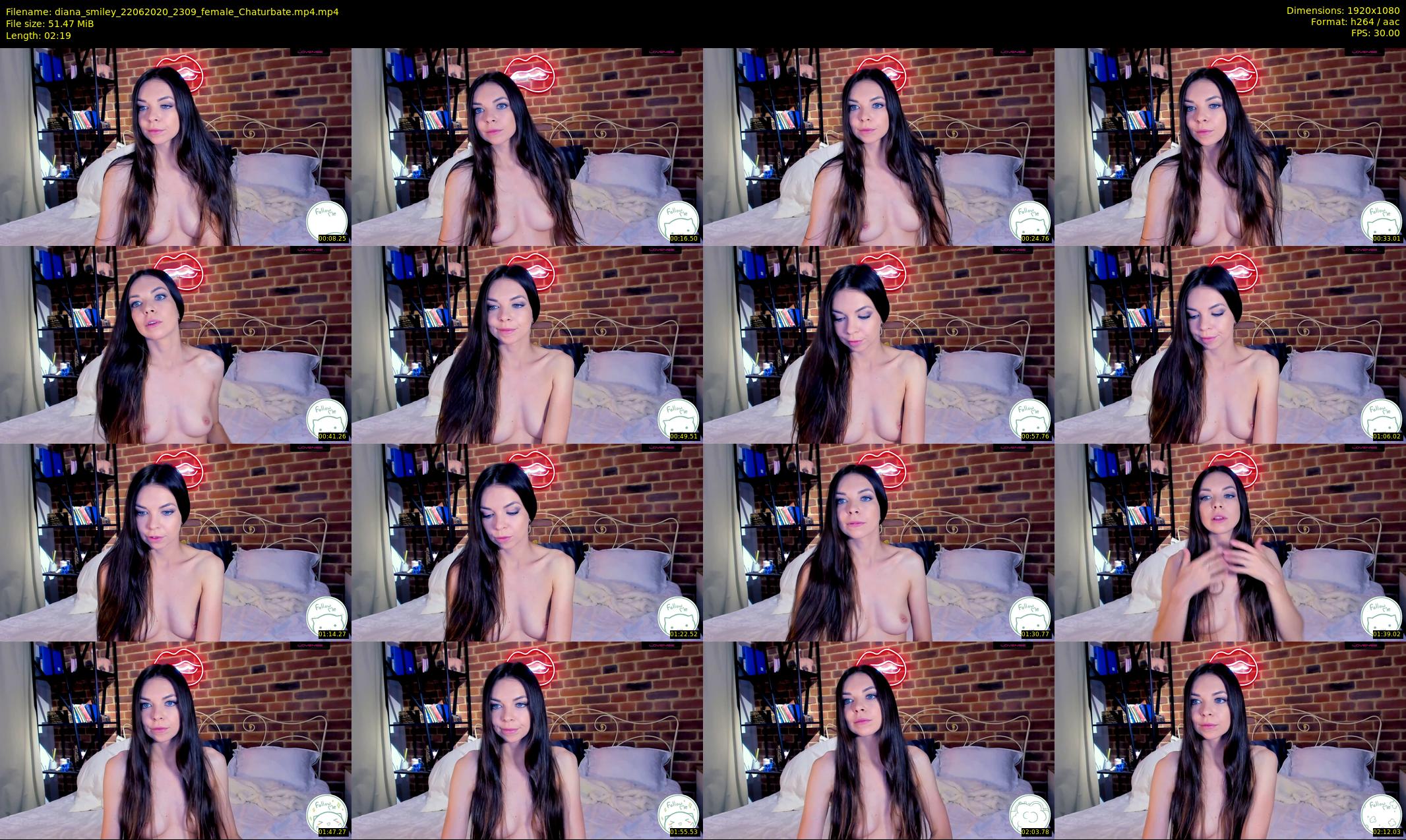 diana_smiley — 3 minute Chaturbate female cam show recording, 1080p, Jun 22, 2020