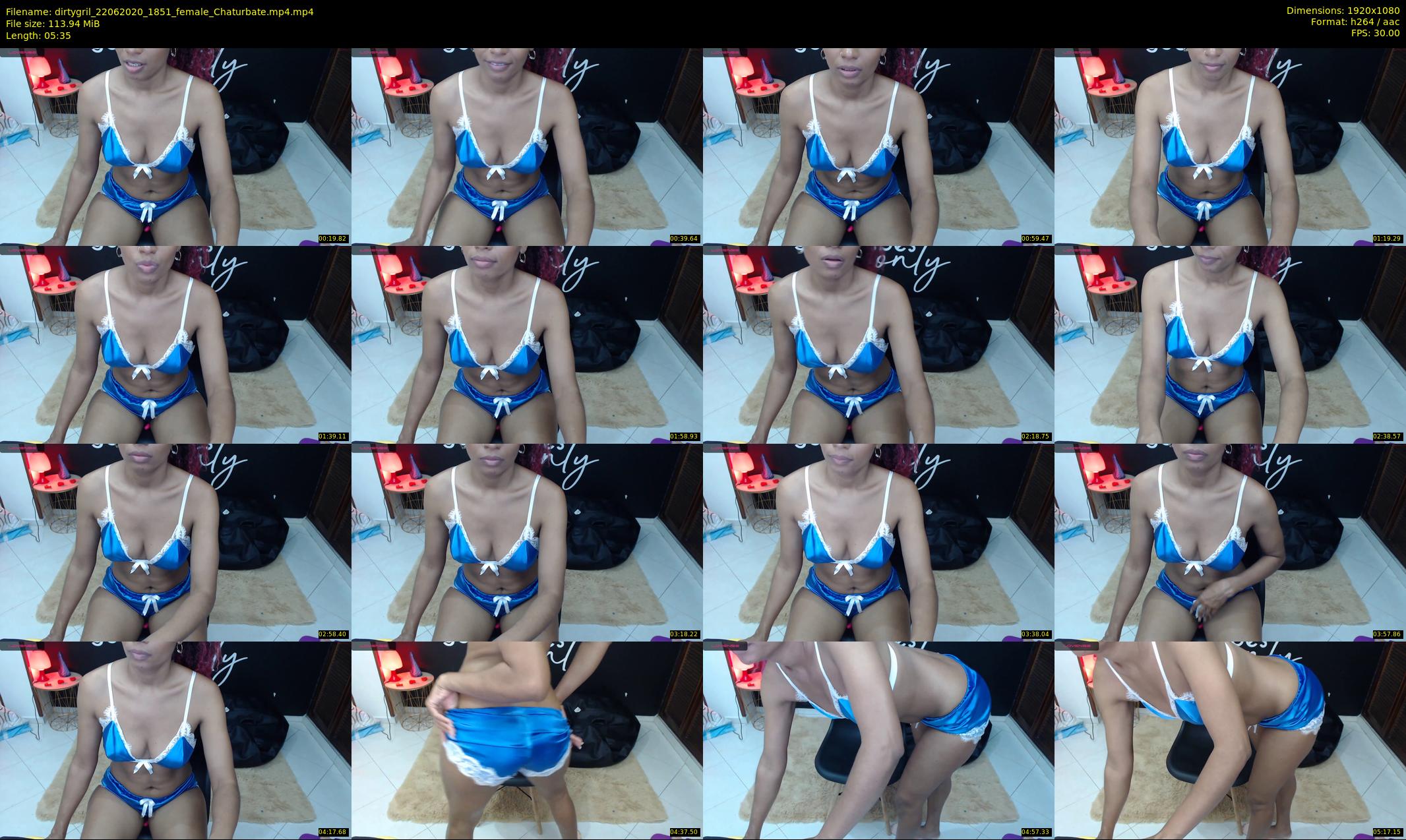 dirtygril — 6 minute Chaturbate female cam show recording, 1080p, Jun 22, 2020