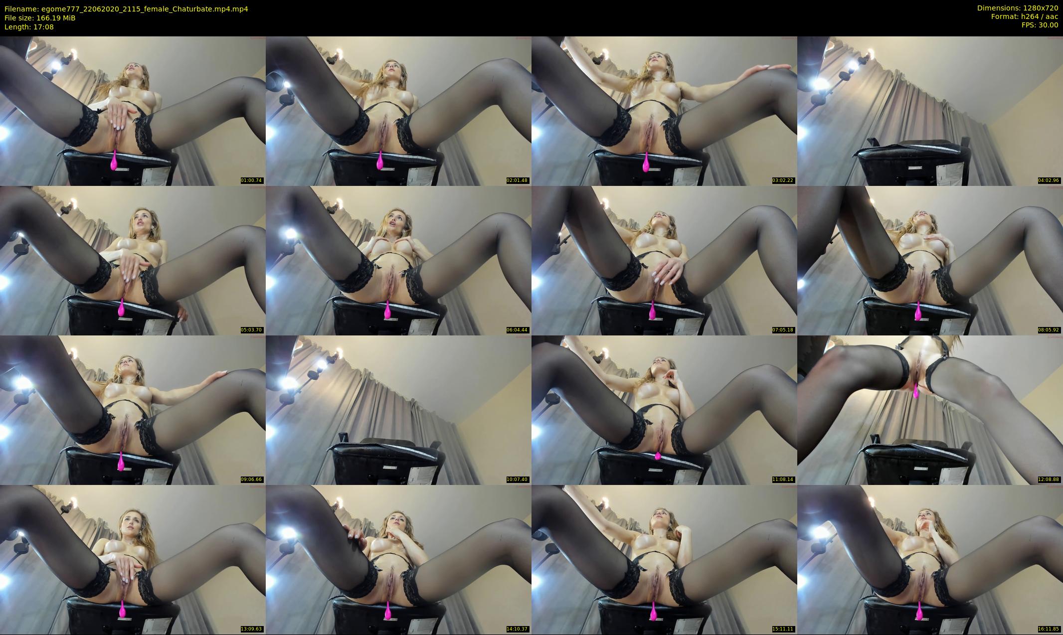 egome777 — 18 minute Chaturbate female cam show recording, 720p, Jun 22, 2020