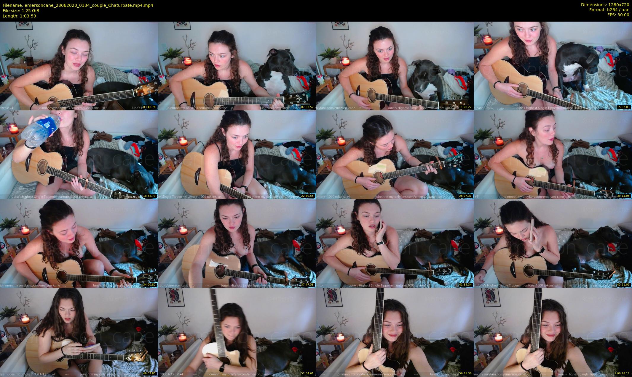 emersoncane — 64 minute Chaturbate female cam show recording, 720p, Jun 23, 2020
