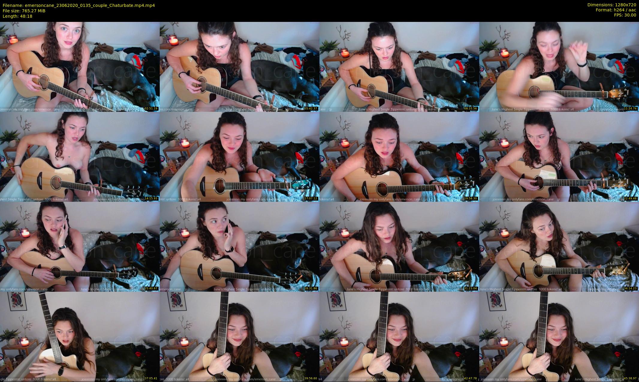 emersoncane — 49 minute Chaturbate female cam show recording, 720p, Jun 23, 2020