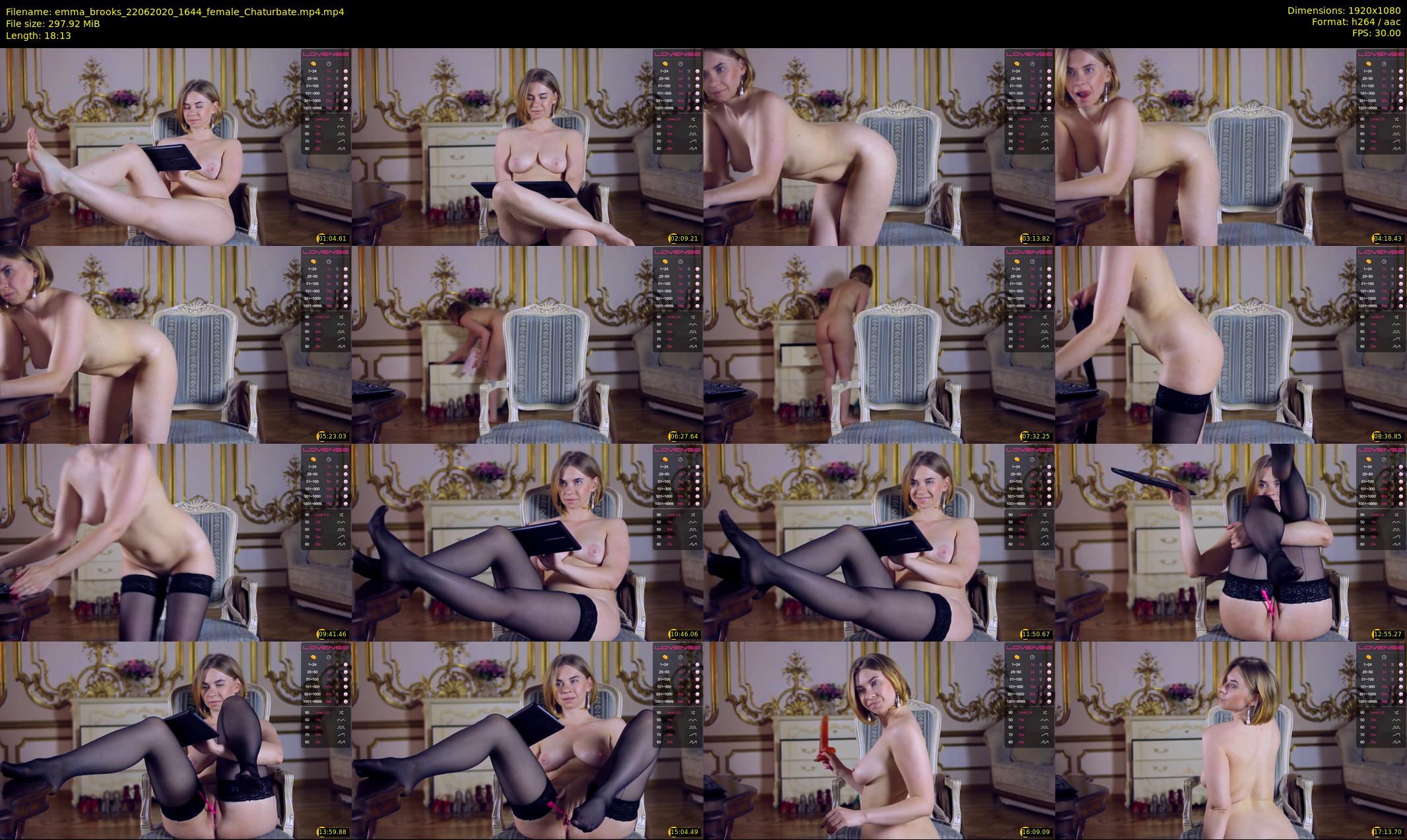 emma_brooks — 19 minute Chaturbate female cam show recording, 1080p, Jun 22, 2020
