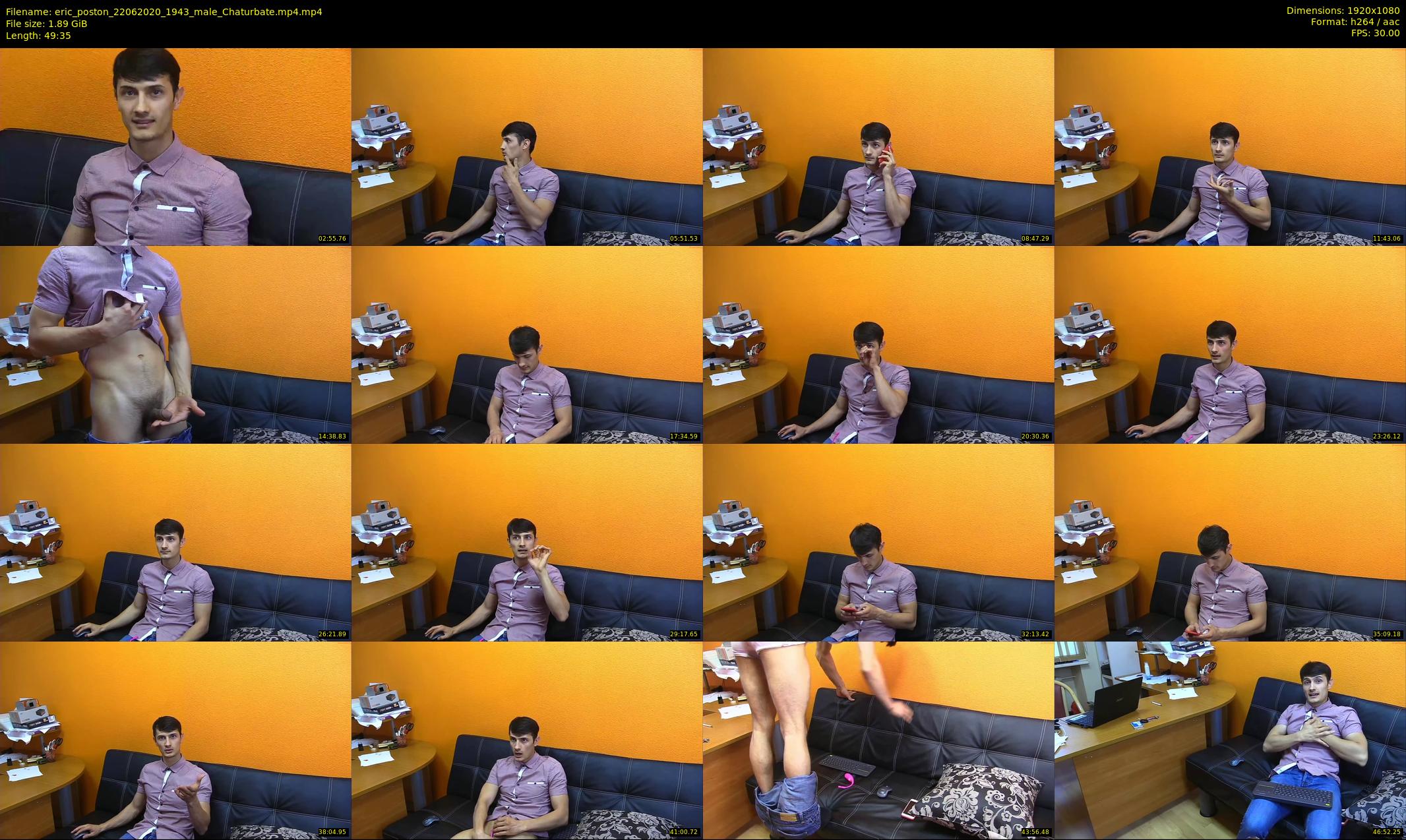 eric_poston — 50 minute Chaturbate male cam show recording, 1080p, Jun 22, 2020