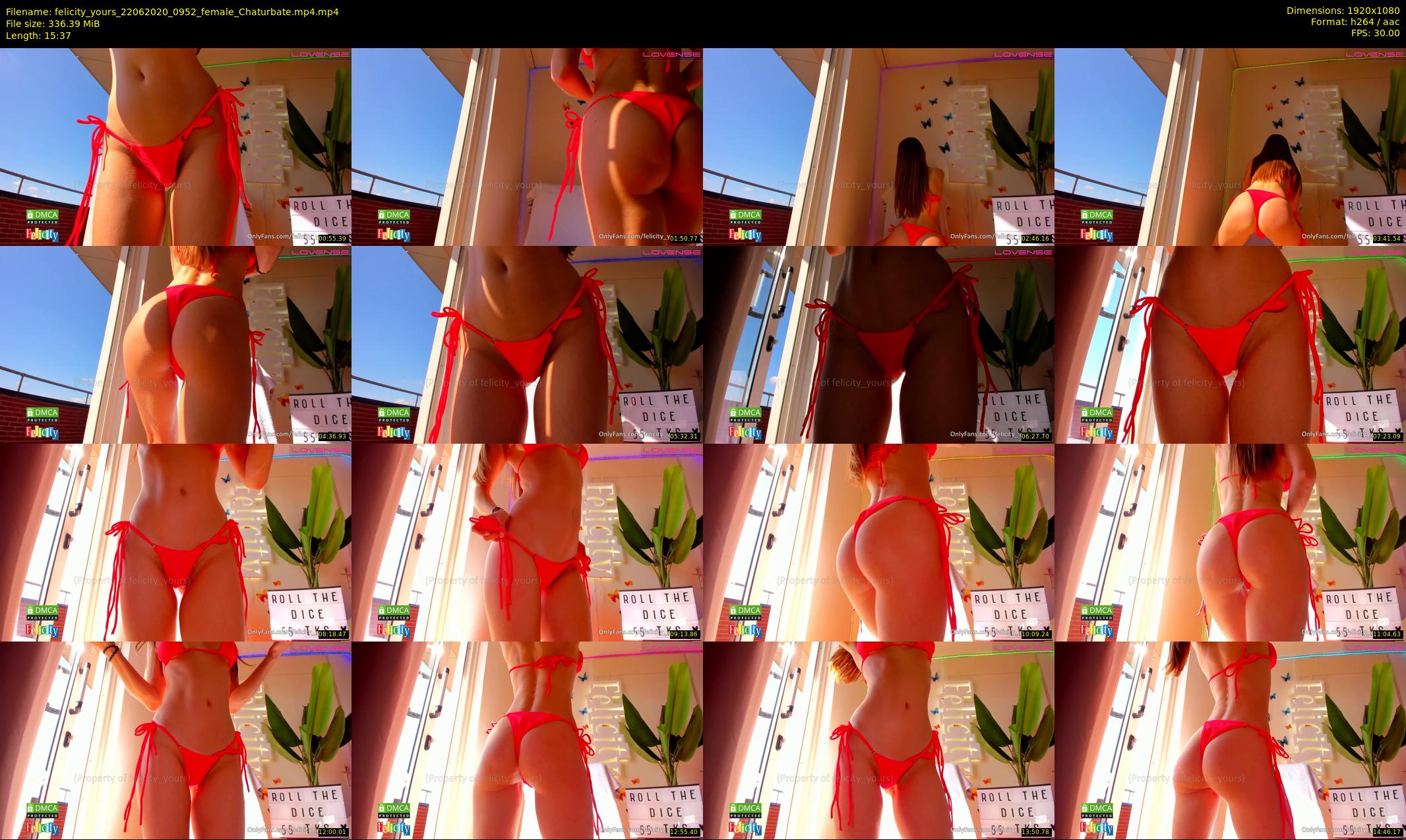 felicity_yours — 16 minute Chaturbate female cam show recording, 1080p, Jun 22, 2020
