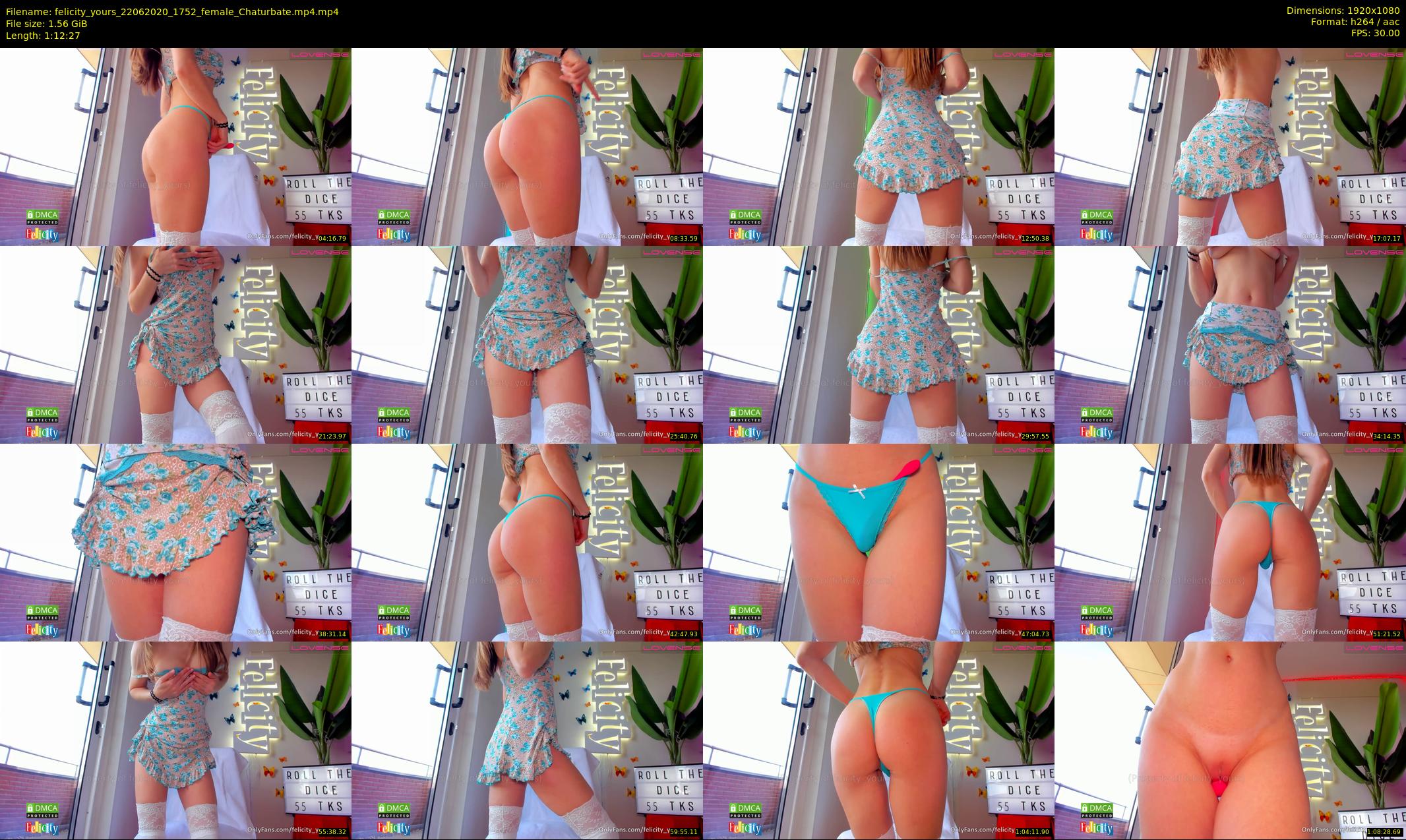 felicity_yours — 73 minute Chaturbate female cam show recording, 1080p, Jun 22, 2020