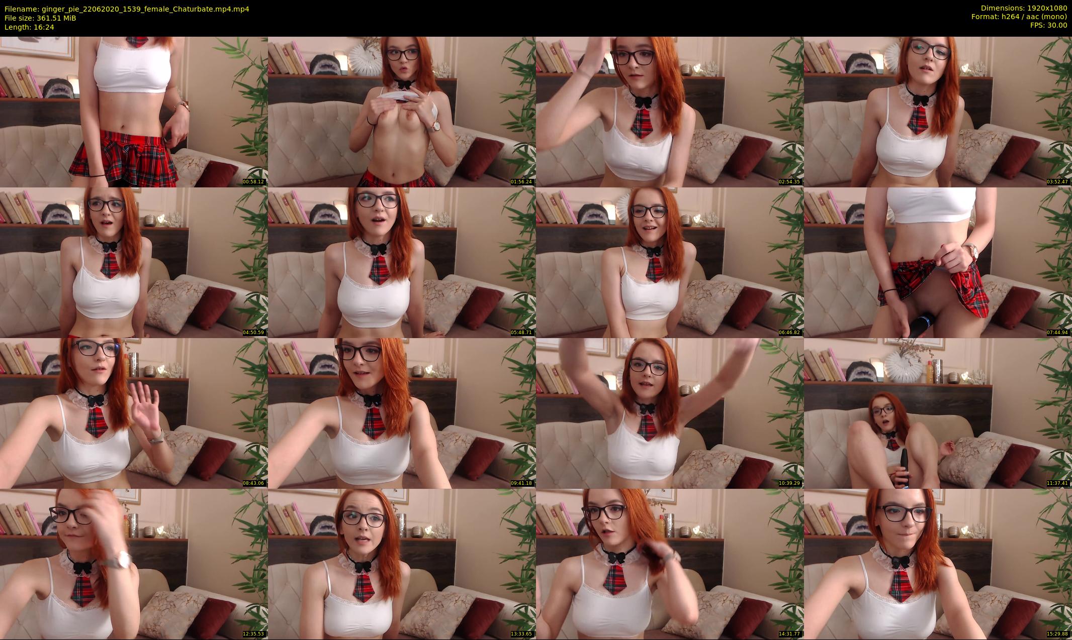 ginger_pie — 17 minute Chaturbate female cam show recording, 1080p, Jun 22, 2020