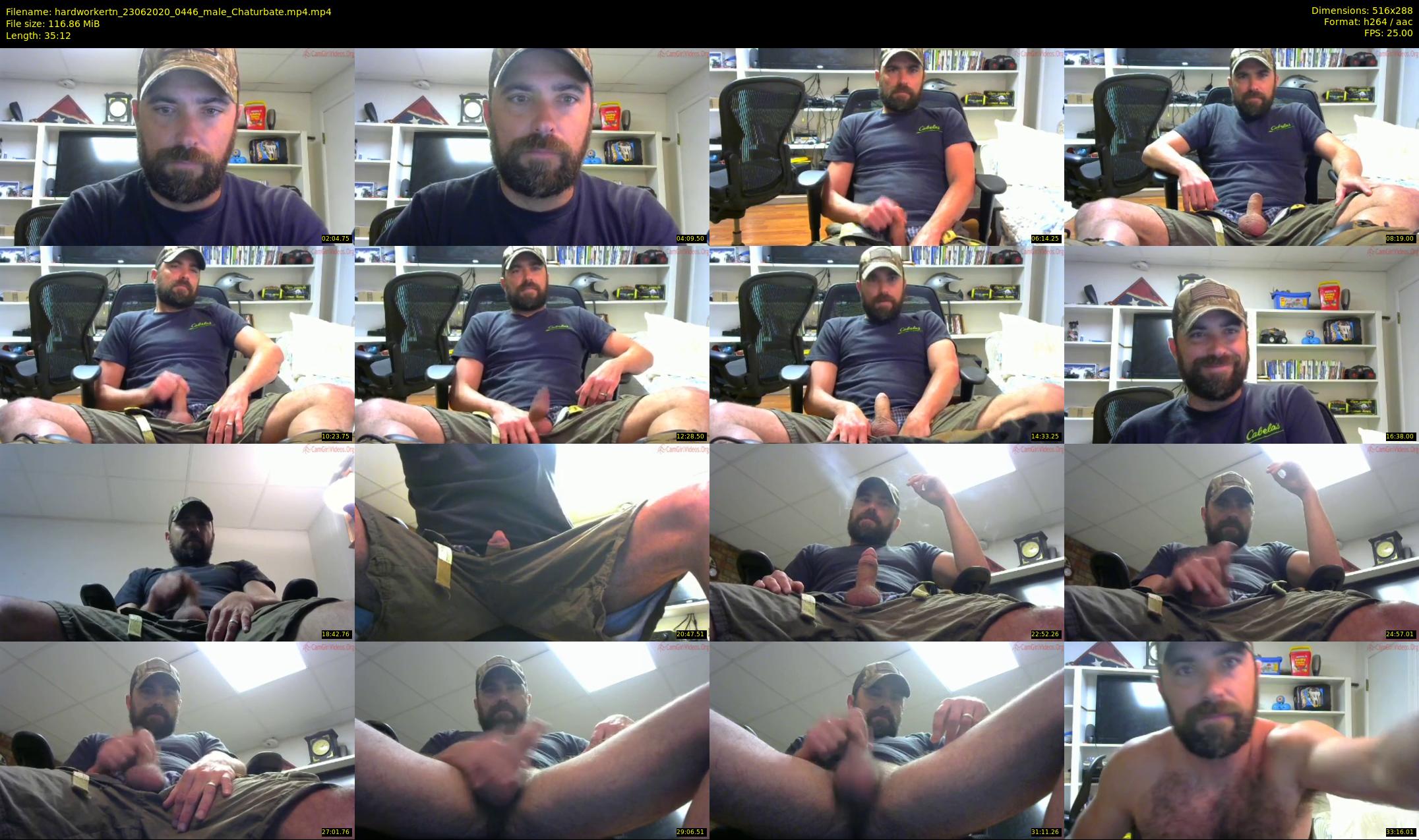 hardworkertn — 36 minute Chaturbate male cam show recording, SD, Jun 23, 2020
