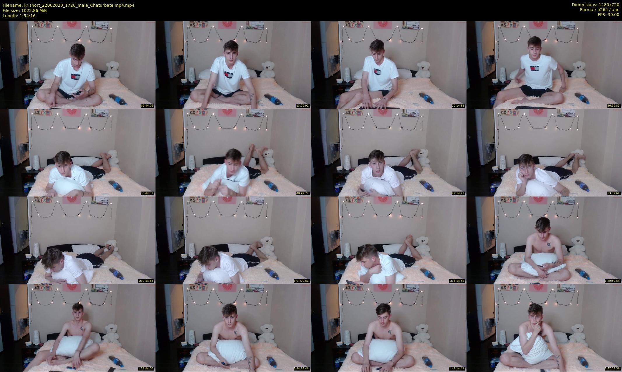 krishort — 115 minute Chaturbate male cam show recording, 720p, Jun 22, 2020
