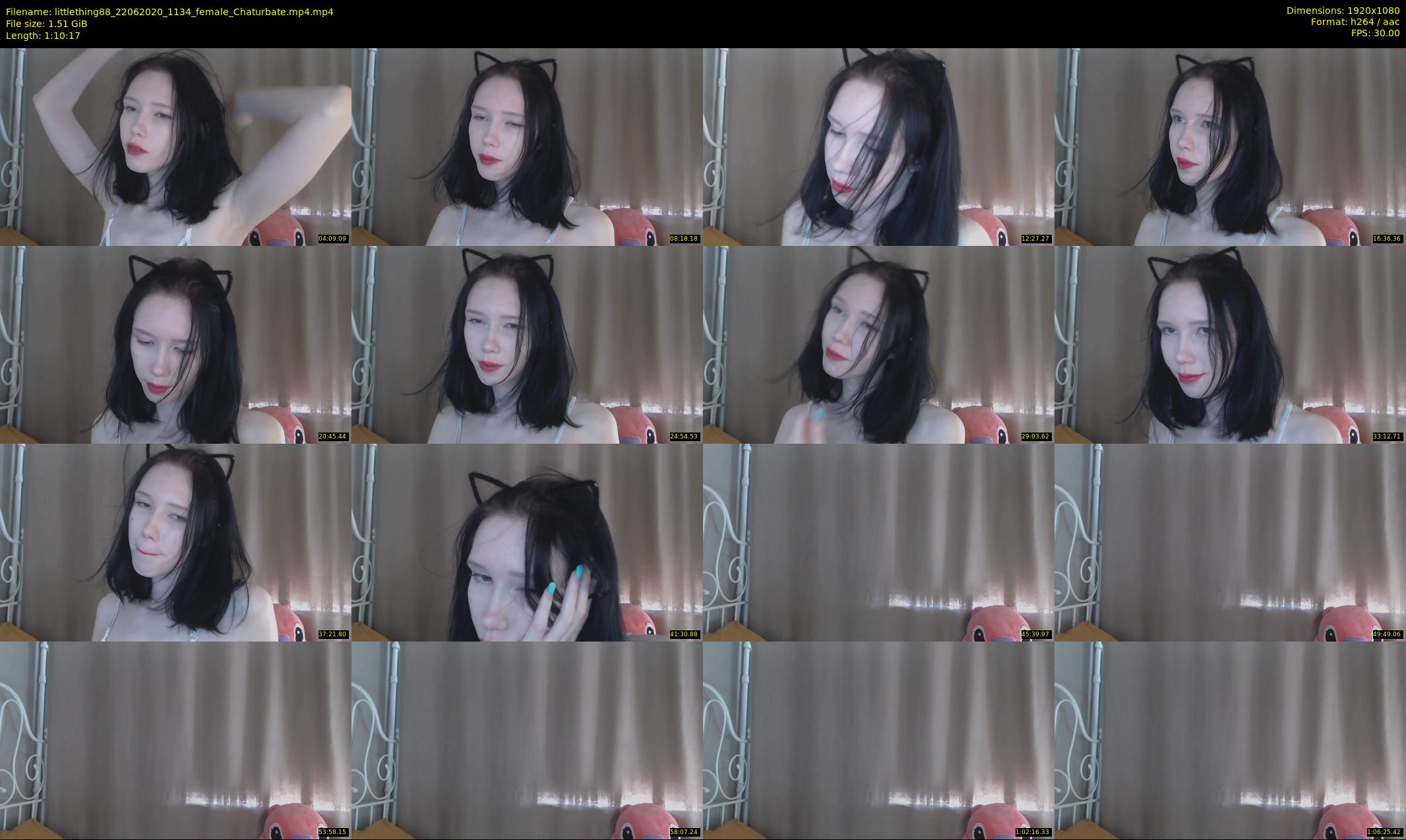 littlething88 — 71 minute Chaturbate female cam show recording, 1080p, Jun 22, 2020