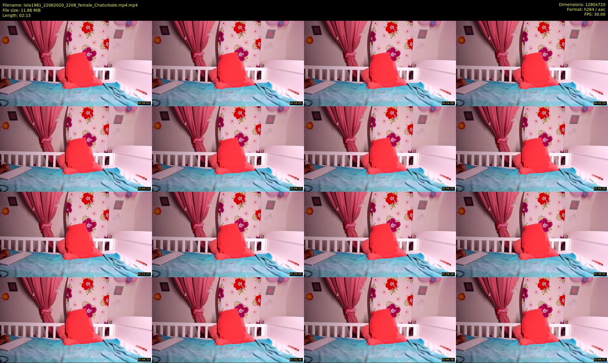 lola1981 — 3 minute Chaturbate female cam show recording, 720p, Jun 22, 2020