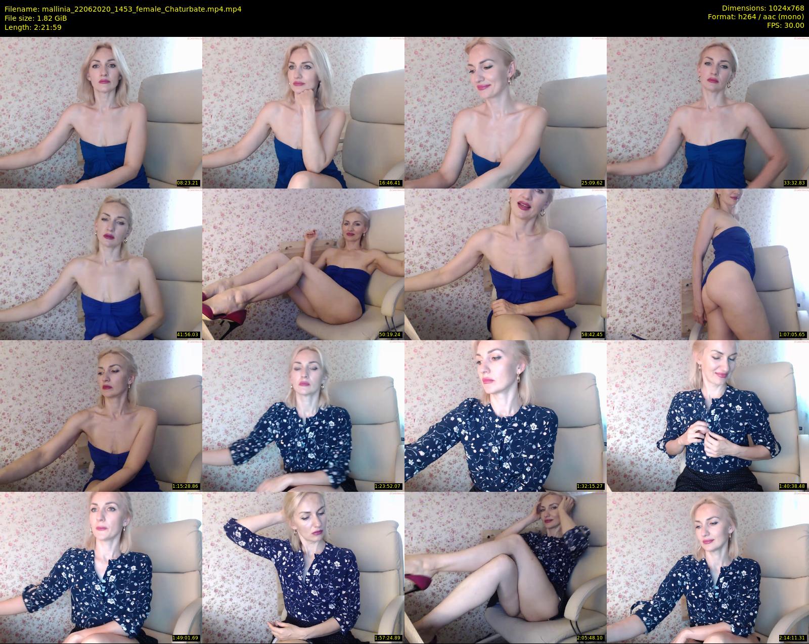 mallinia — 142 minute Chaturbate female cam show recording, 720p, Jun 22, 2020