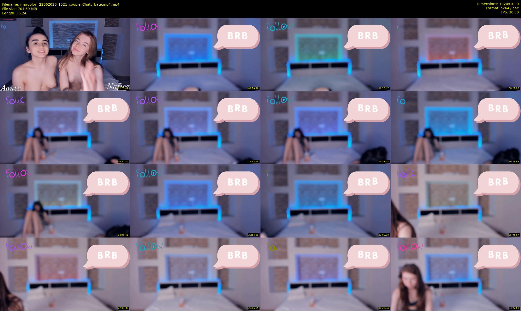 margolori — 36 minute Chaturbate couple cam show recording, 1080p, Jun 22, 2020