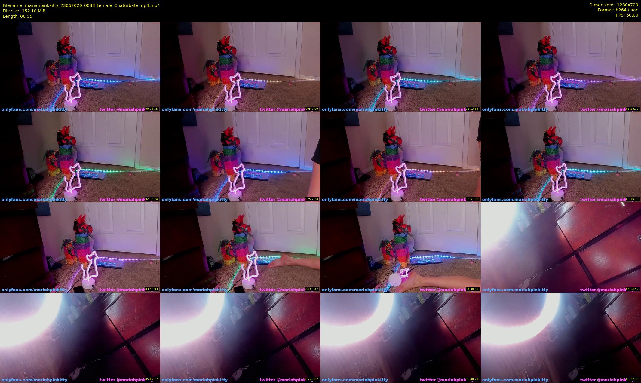 mariahpinkkitty — 7 minute Chaturbate female cam show recording, 720p, Jun 23, 2020