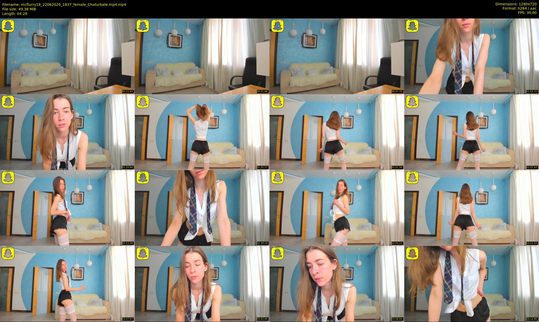 mcflurry18 — 5 minute Chaturbate female cam show recording, 720p, Jun 22, 2020