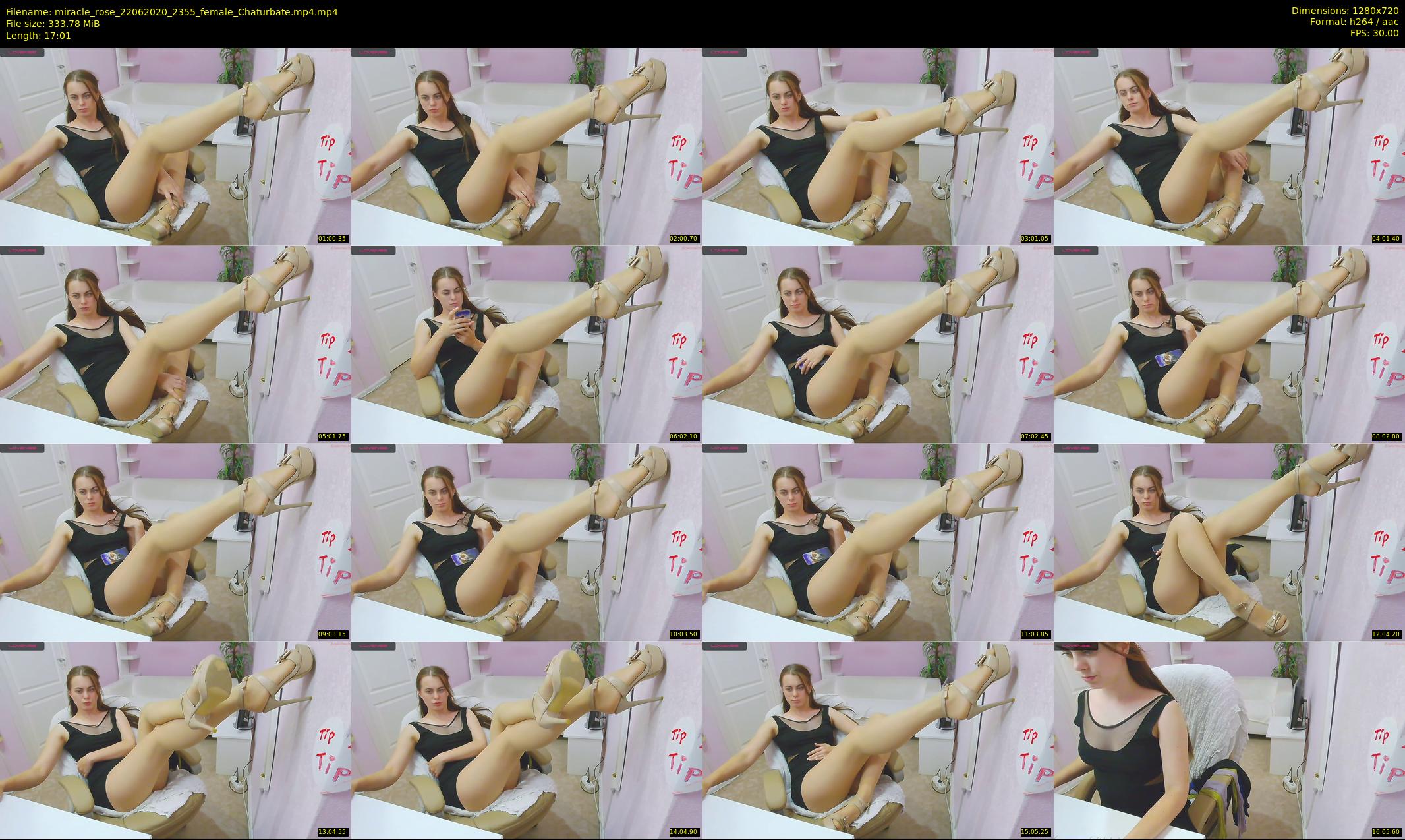 miracle_rose — 18 minute Chaturbate female cam show recording, 720p, Jun 22, 2020