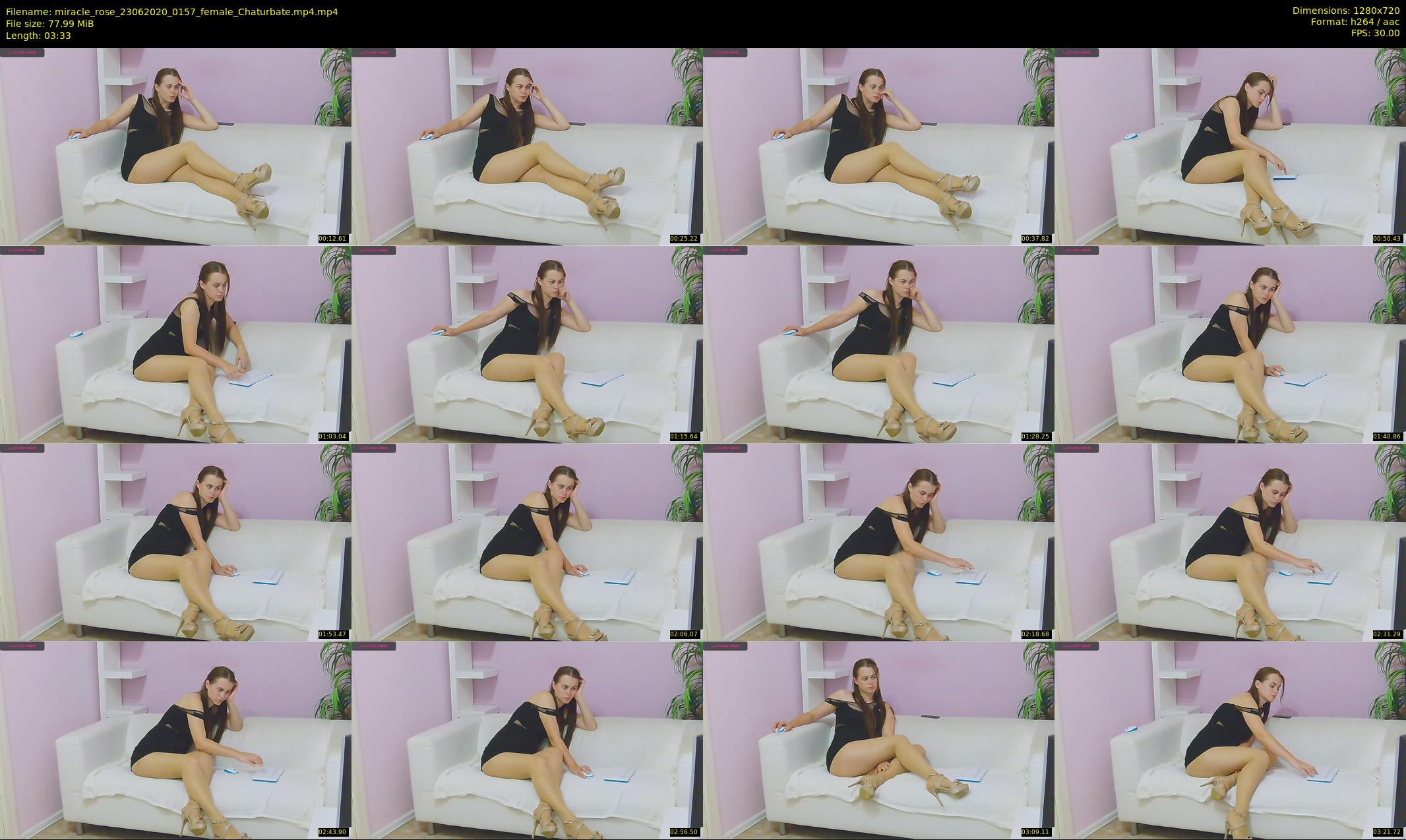miracle_rose — 4 minute Chaturbate female cam show recording, 720p, Jun 23, 2020