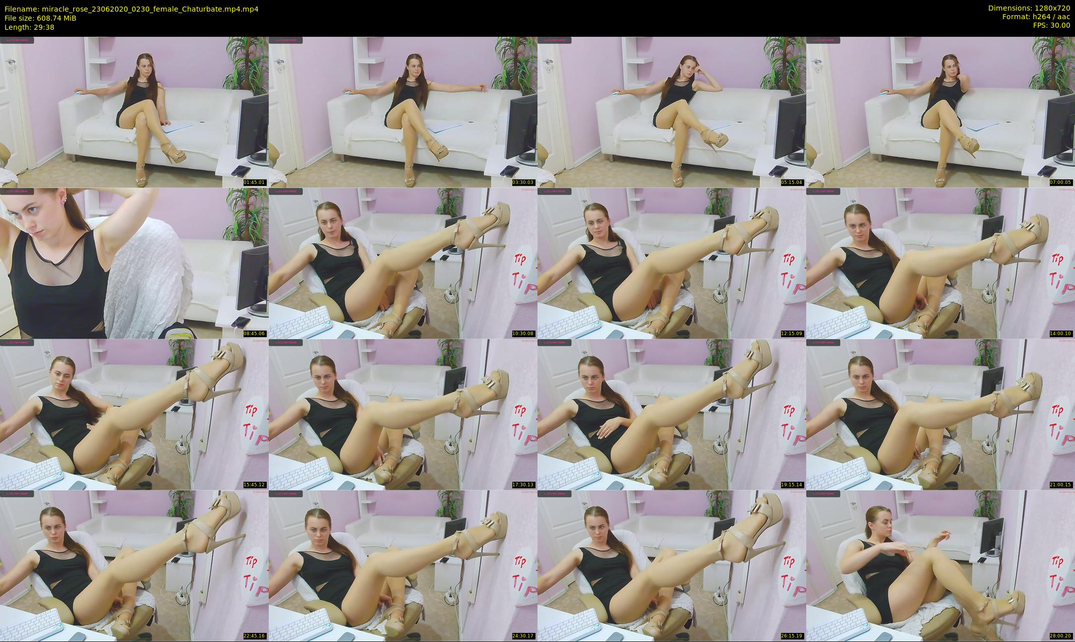 miracle_rose — 30 minute Chaturbate female cam show recording, 720p, Jun 23, 2020