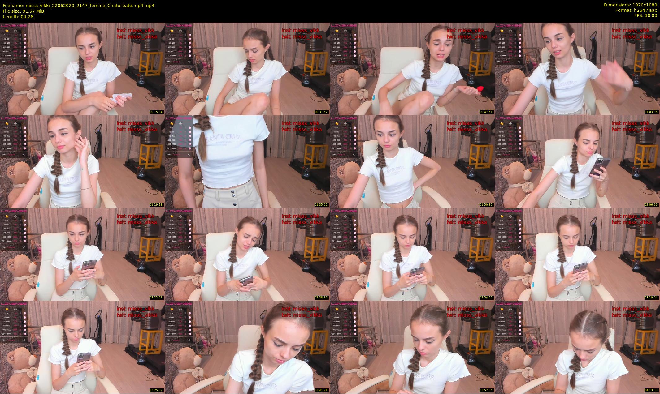 misss_vikki — 5 minute Chaturbate female cam show recording, 1080p, Jun 22, 2020