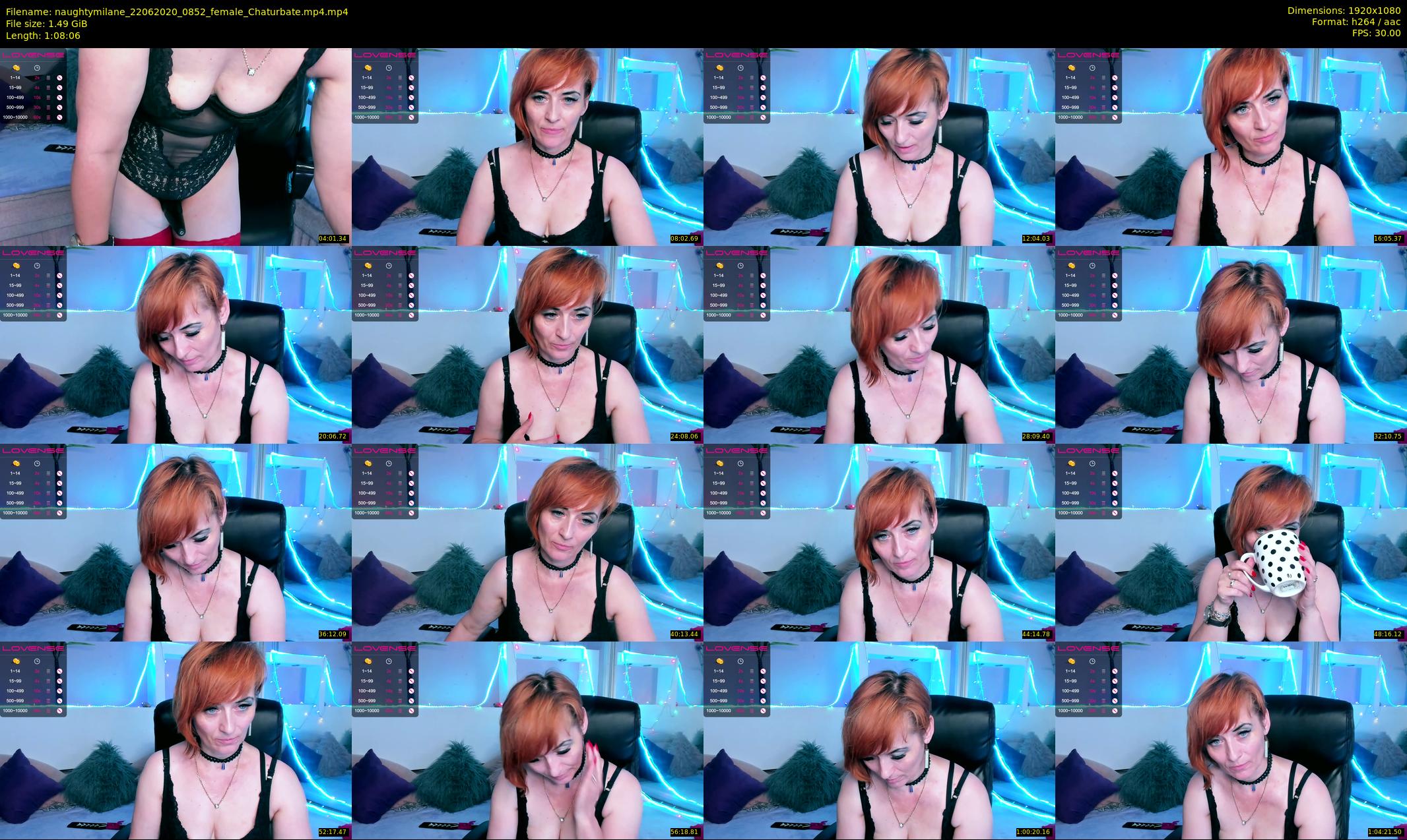 naughtymilane — 69 minute Chaturbate female cam show recording, 1080p, Jun 22, 2020