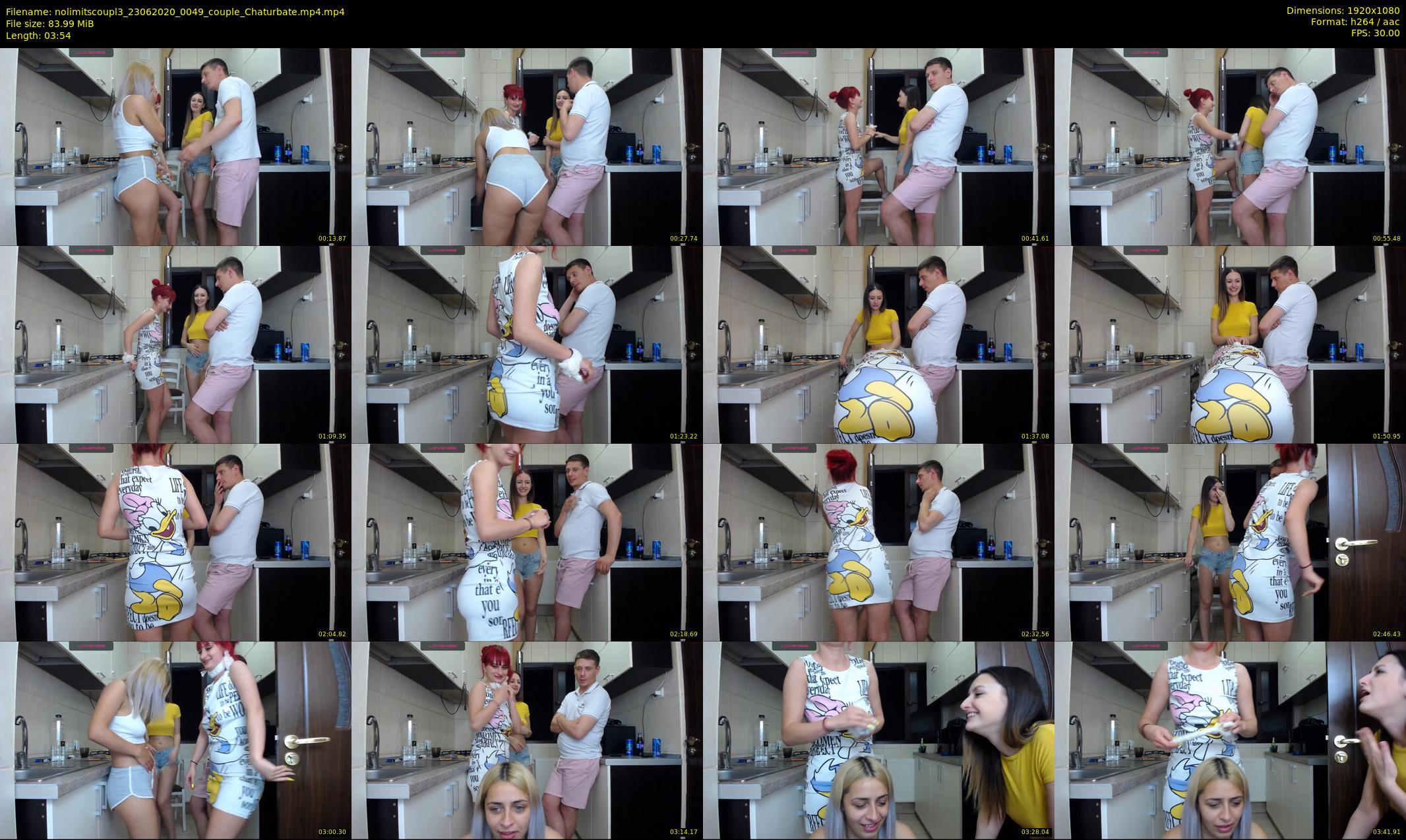 nolimitscoupl3 — 4 minute Chaturbate couple cam show recording, 1080p, Jun 23, 2020