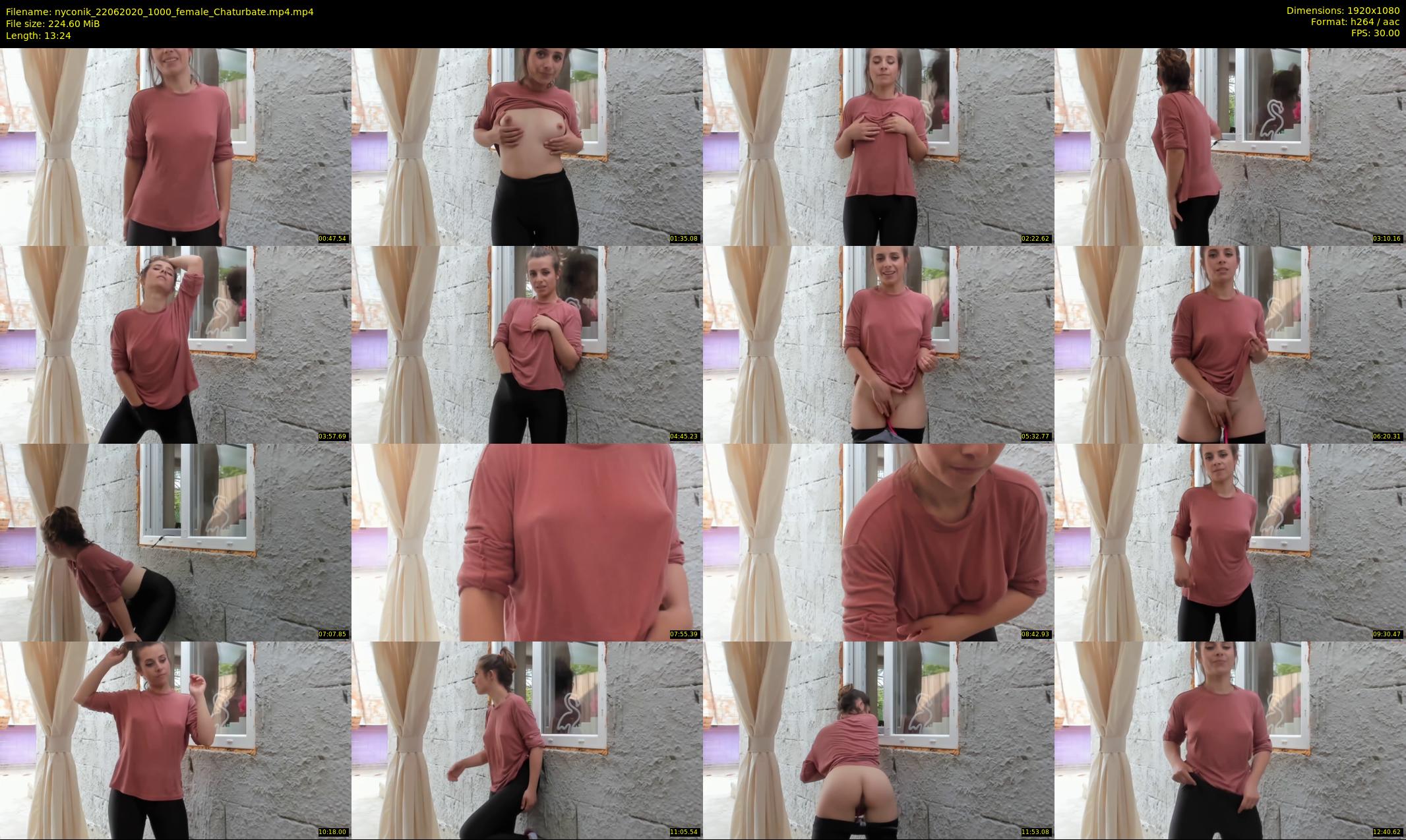 nyconik — 14 minute Chaturbate female cam show recording, 1080p, Jun 22, 2020