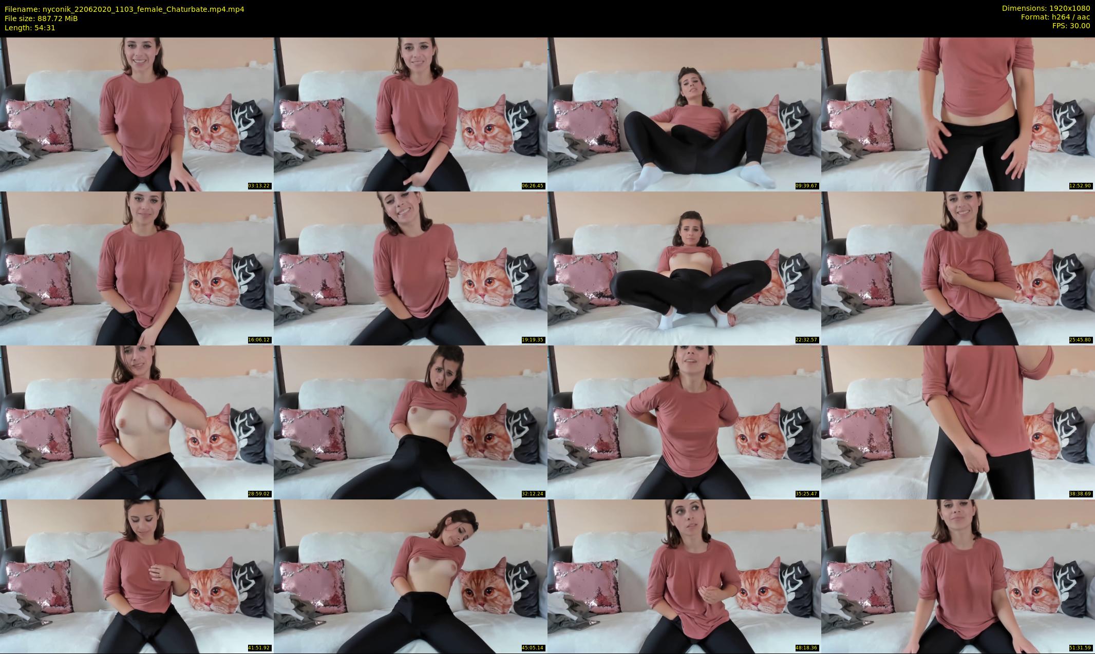 nyconik — 55 minute Chaturbate female cam show recording, 1080p, Jun 22, 2020