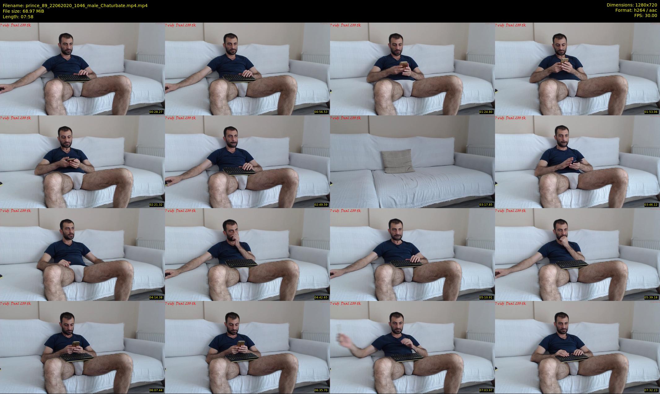 prince_89 — 8 minute Chaturbate male cam show recording, 720p, Jun 22, 2020