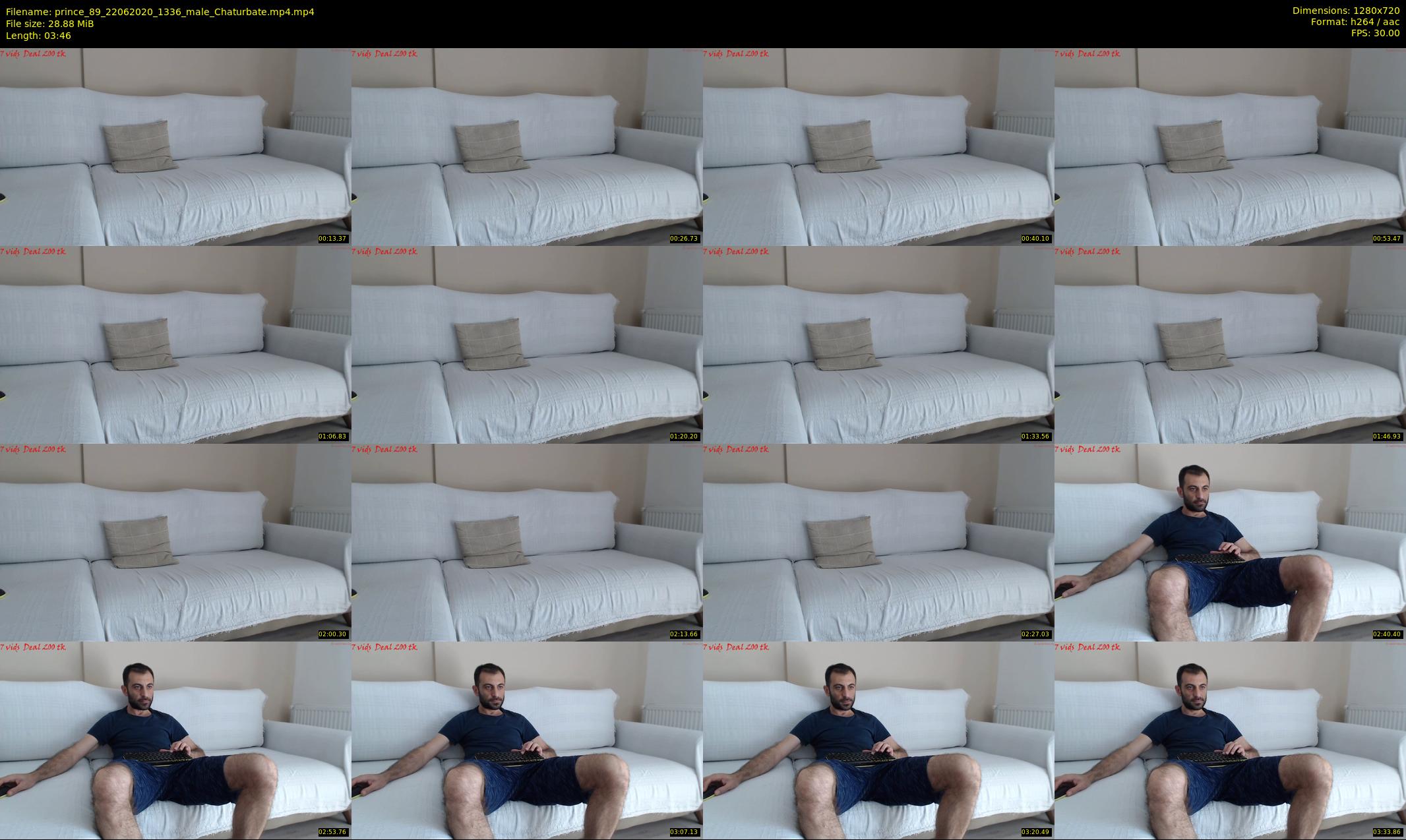 prince_89 — 4 minute Chaturbate male cam show recording, 720p, Jun 22, 2020