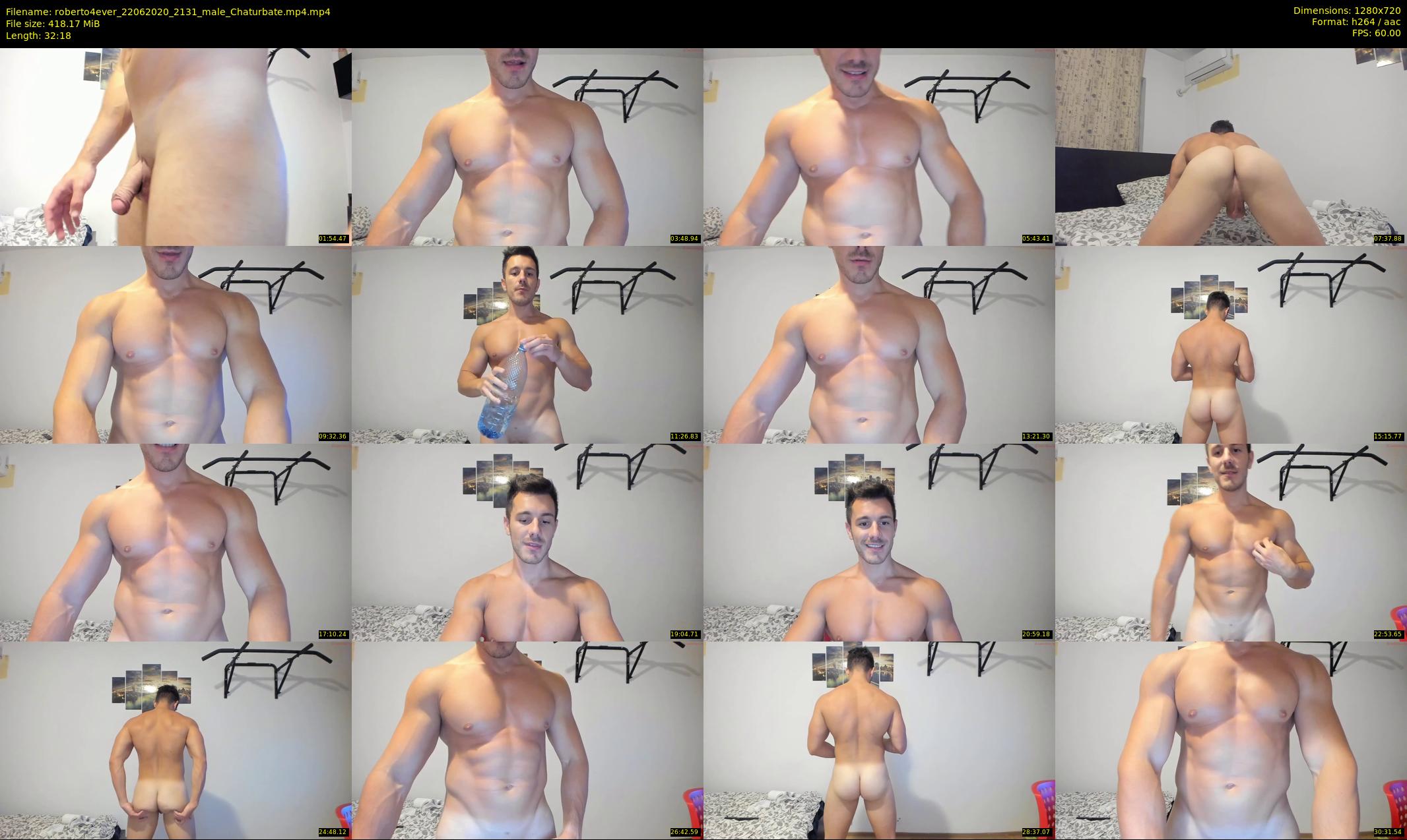 roberto4ever — 33 minute Chaturbate male cam show recording, 720p, Jun 22, 2020