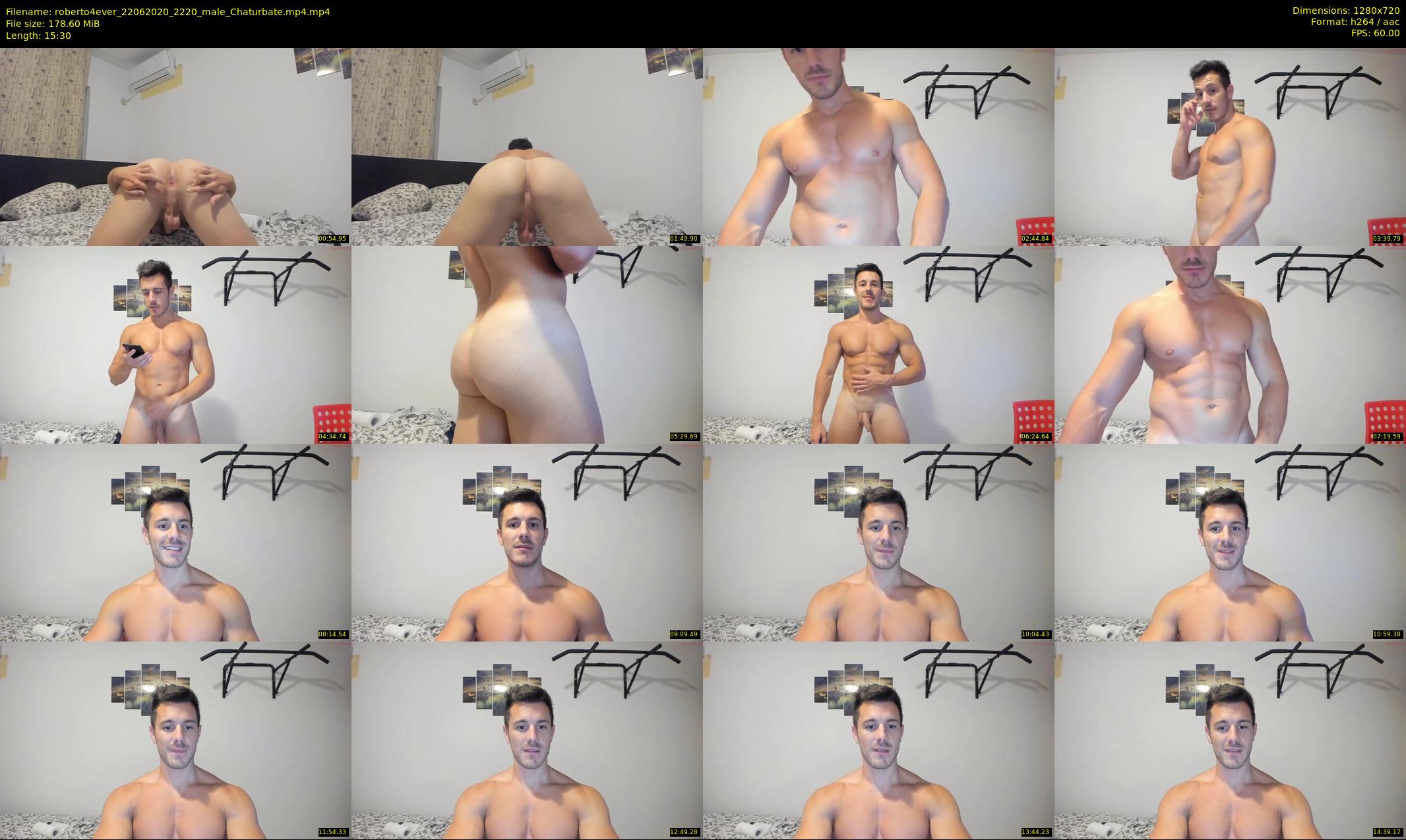 roberto4ever — 16 minute Chaturbate male cam show recording, 720p, Jun 22, 2020