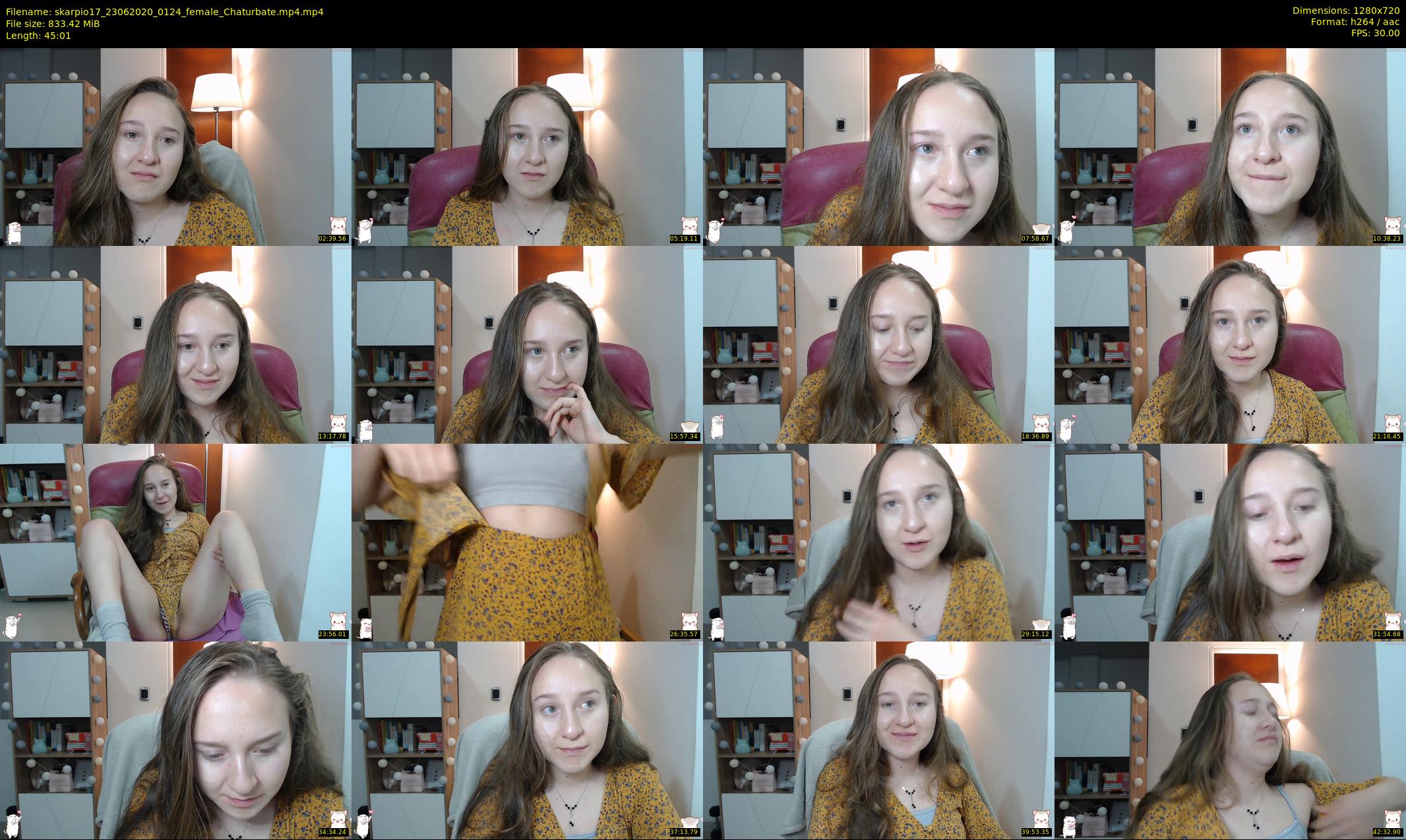 skarpio17 — 46 minute Chaturbate female cam show recording, 720p, Jun 23, 2020