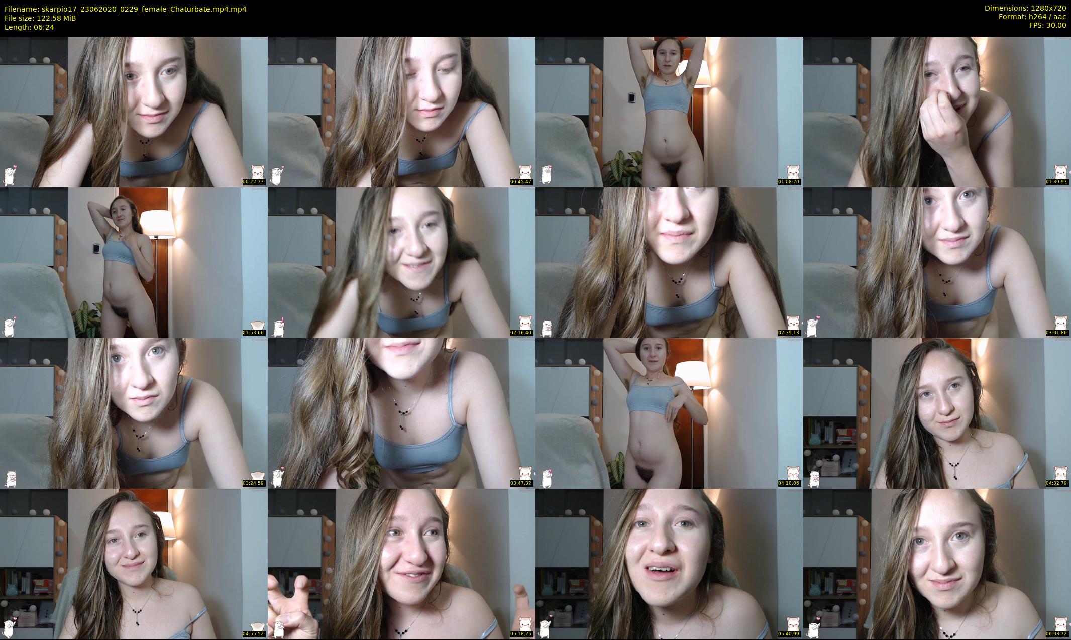 skarpio17 — 7 minute Chaturbate female cam show recording, 720p, Jun 23, 2020