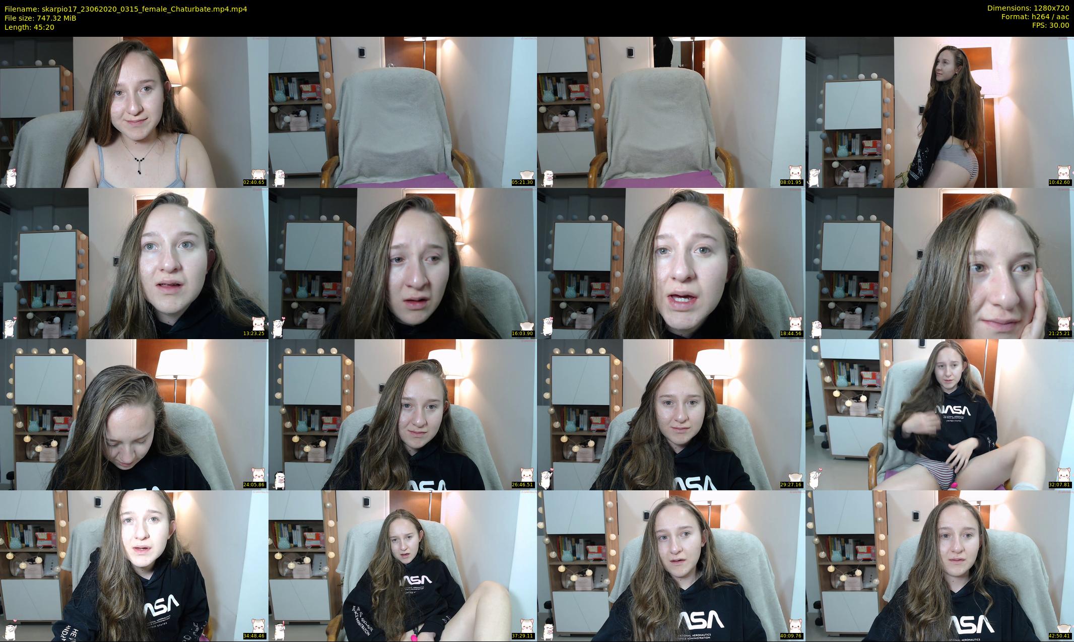 skarpio17 — 46 minute Chaturbate female cam show recording, 720p, Jun 23, 2020