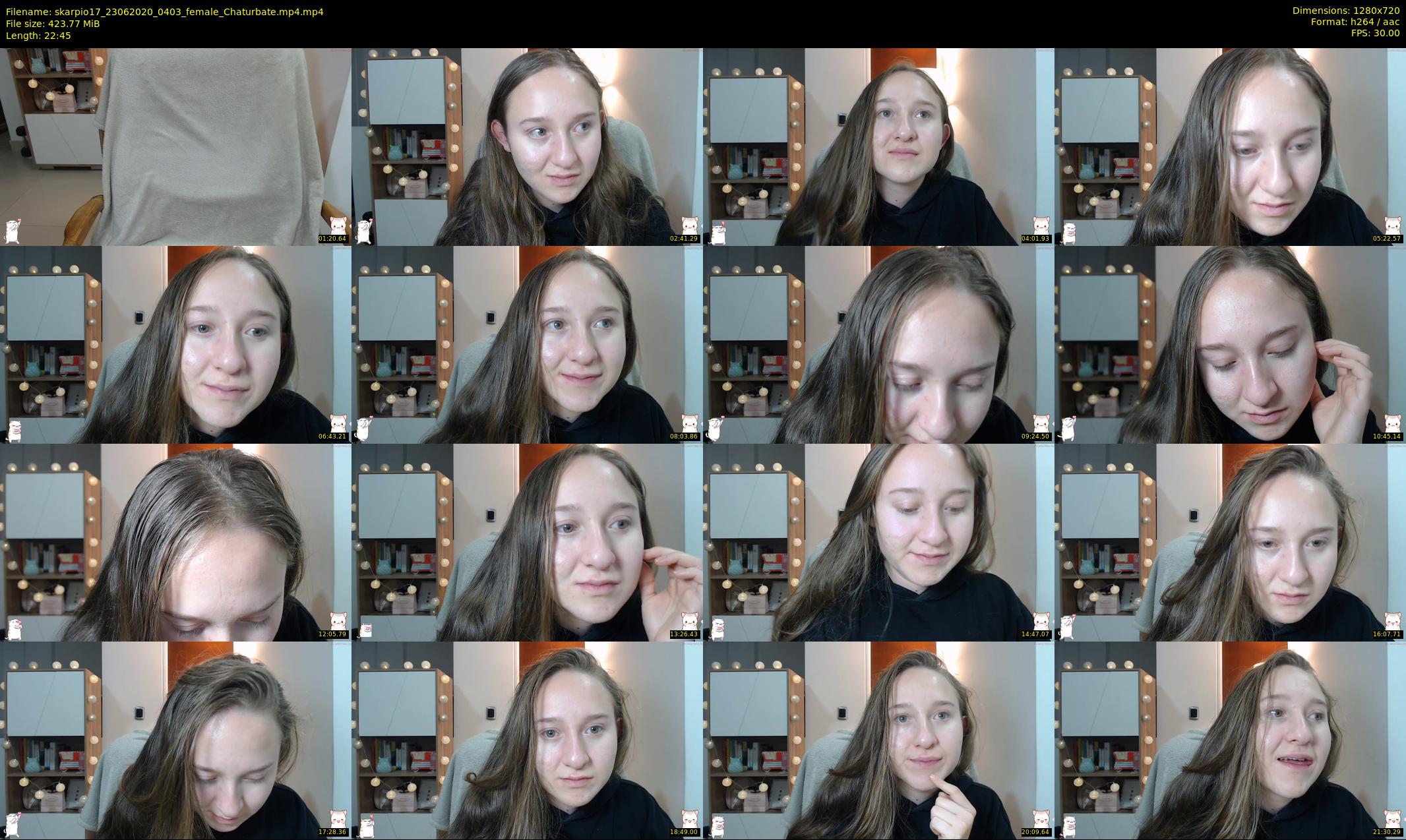 skarpio17 — 23 minute Chaturbate female cam show recording, 720p, Jun 23, 2020